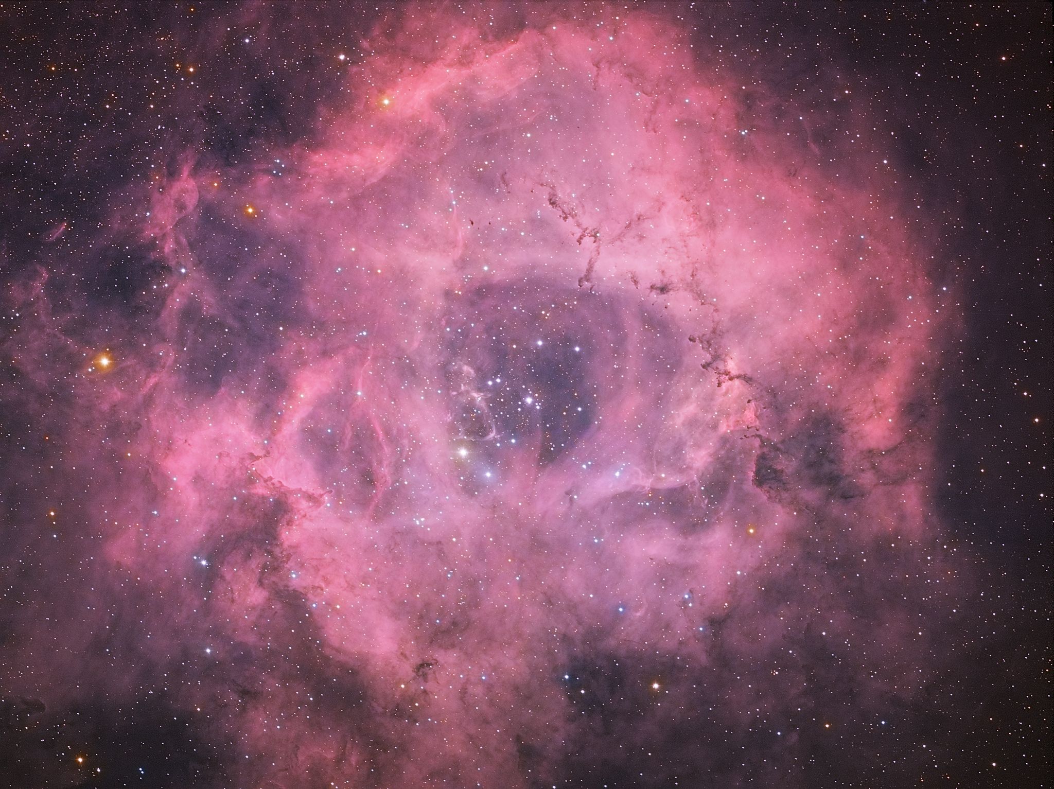 2048x1533 NGC 2237 Rosette (or Skull) Nebula