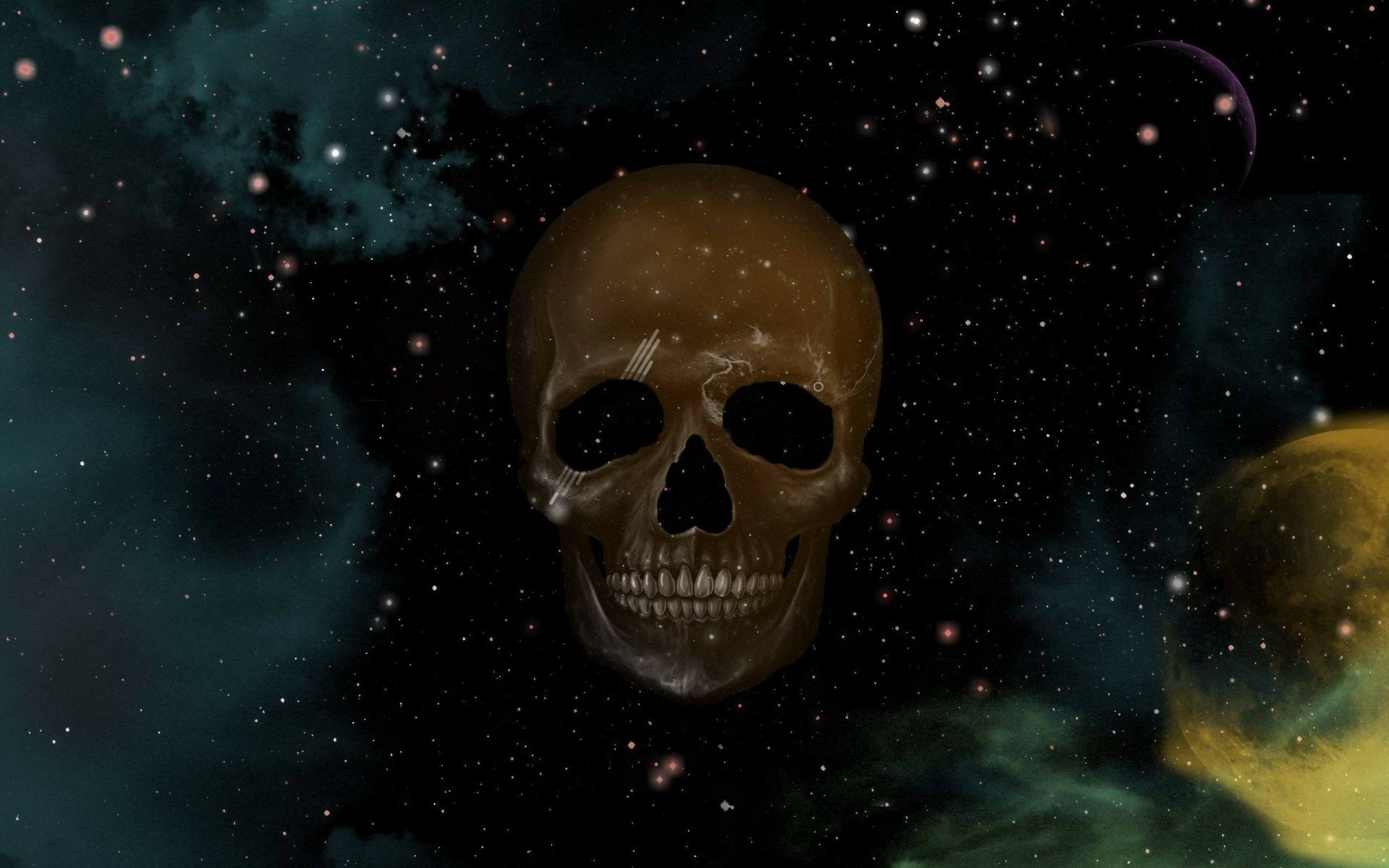 1920x1200 Download Dark Skull HD Wallpaperx1600