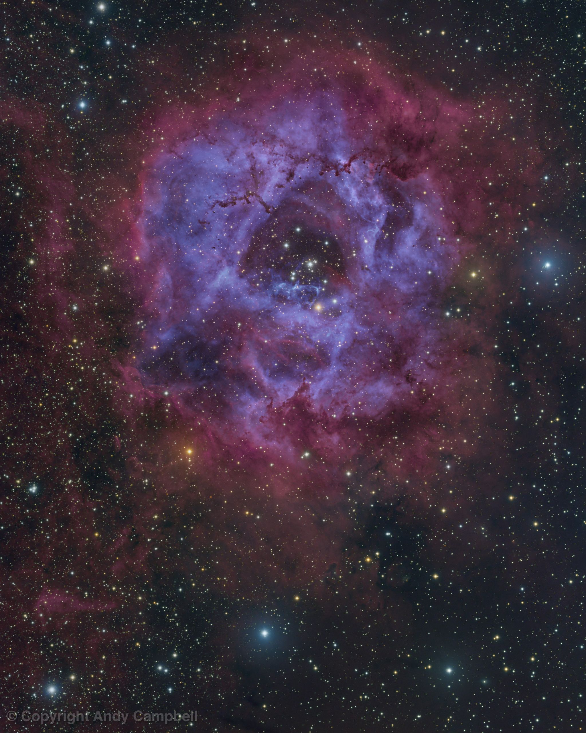 2047x2560 Skull Nebula Wallpaper