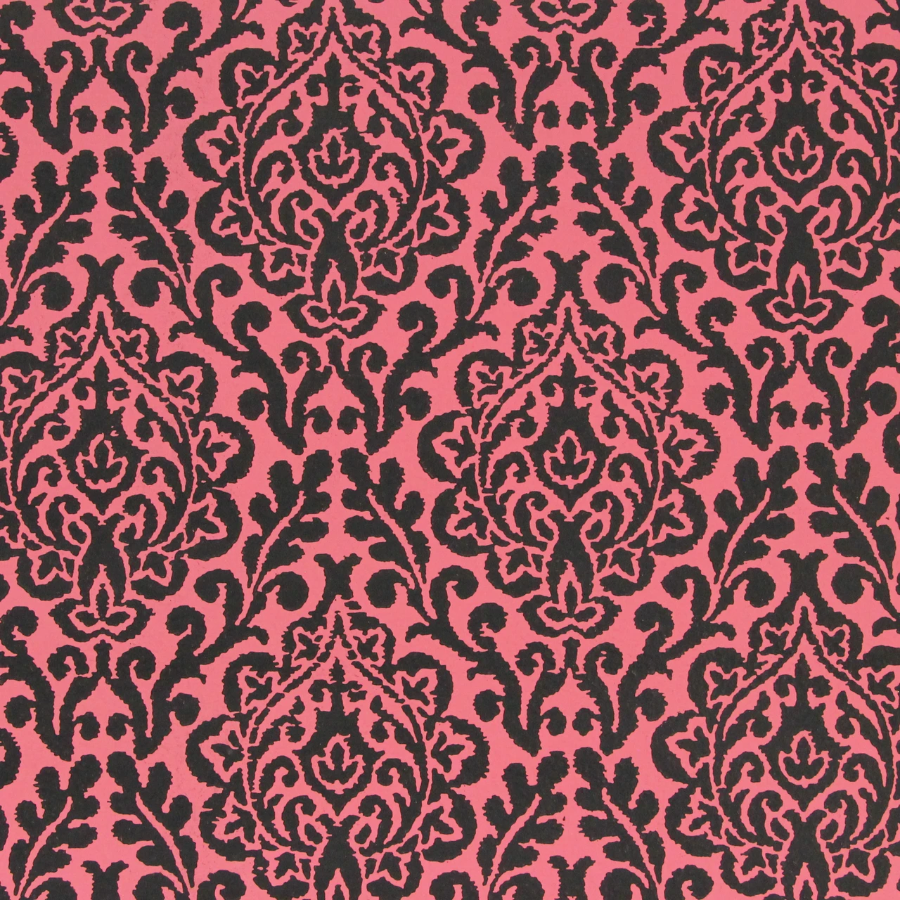 1280x1280 1970s Vintage Wallpaper Pink and Black Damask's Vintage Wallpaper