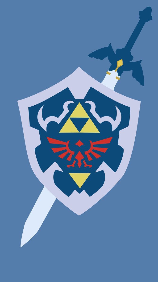670x1191 Legend of zelda logo drawing. Zelda shield logo, Hylian crest wallpaper, Master sword