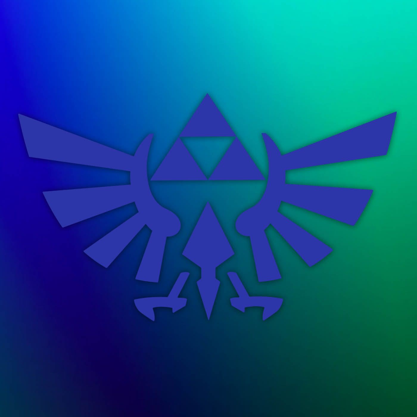 1400x1400 Hylian Crest. Legend of Zelda Stickers. Boo Tees Apparel