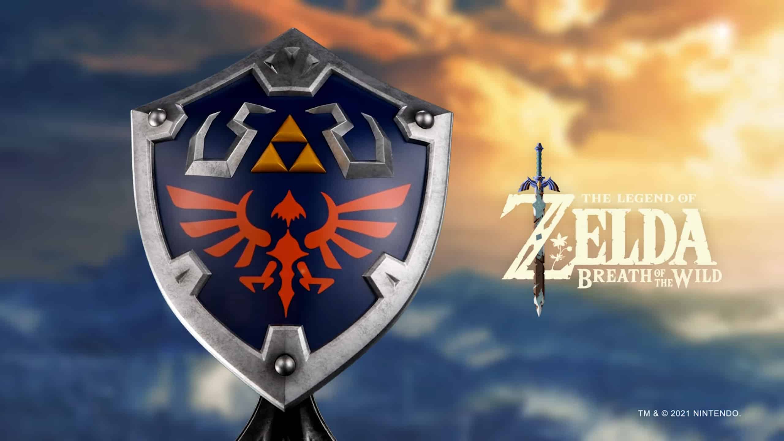 2560x1440 First 4 Figures Opens Zelda Hylian Shield Figurine Pre Orders