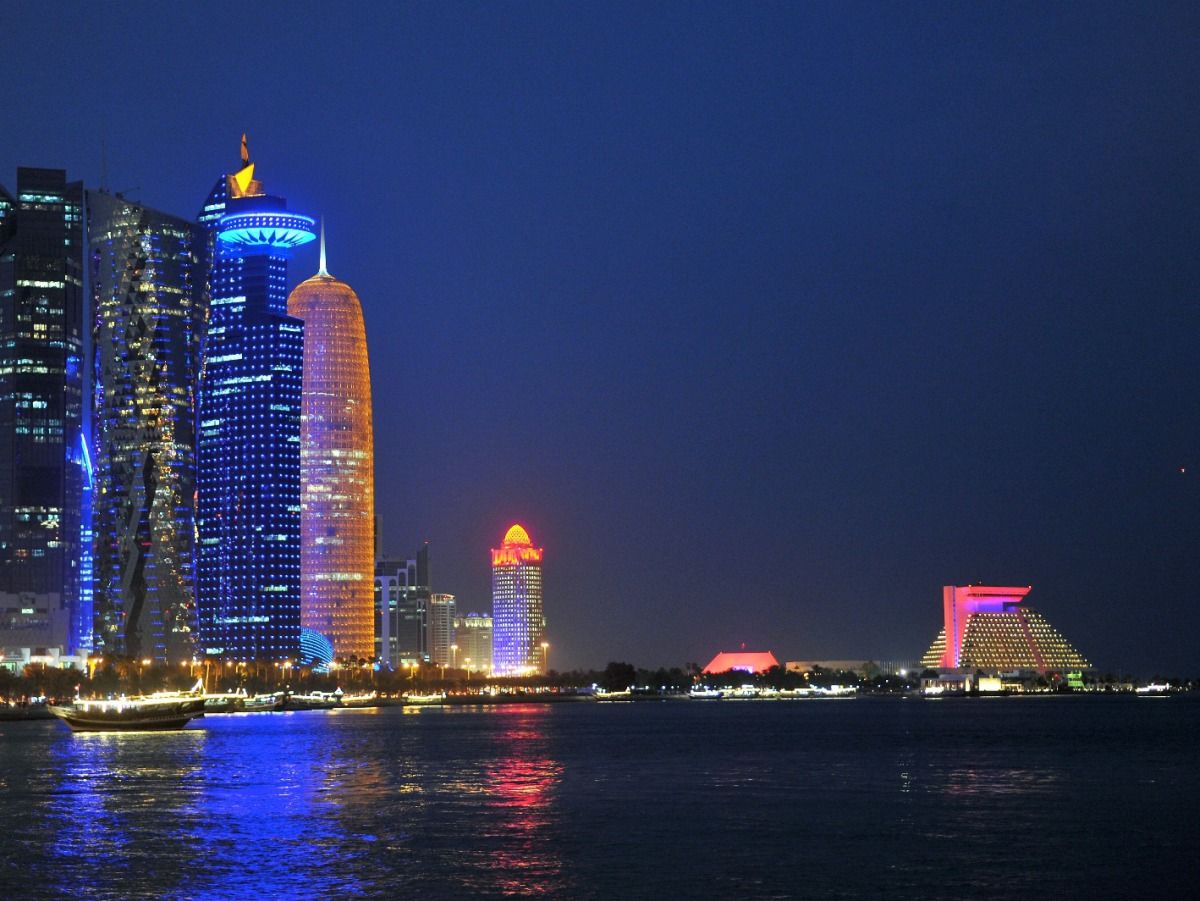 1200x901 iconic buildings to beam Qatar 2022 emblem at 20:22 tonight. The Peninsula Qatar