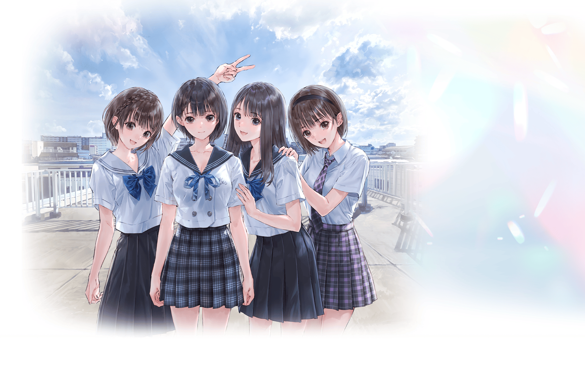 1920x1200 BLUE REFLECTION Quartet