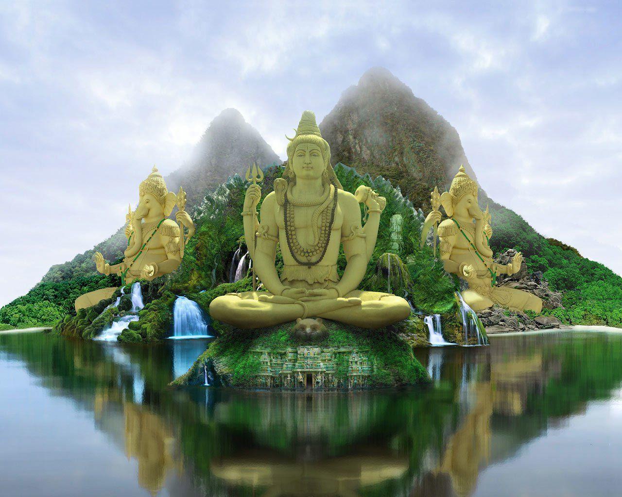 1280x1024 Zen Temple Wallpaper