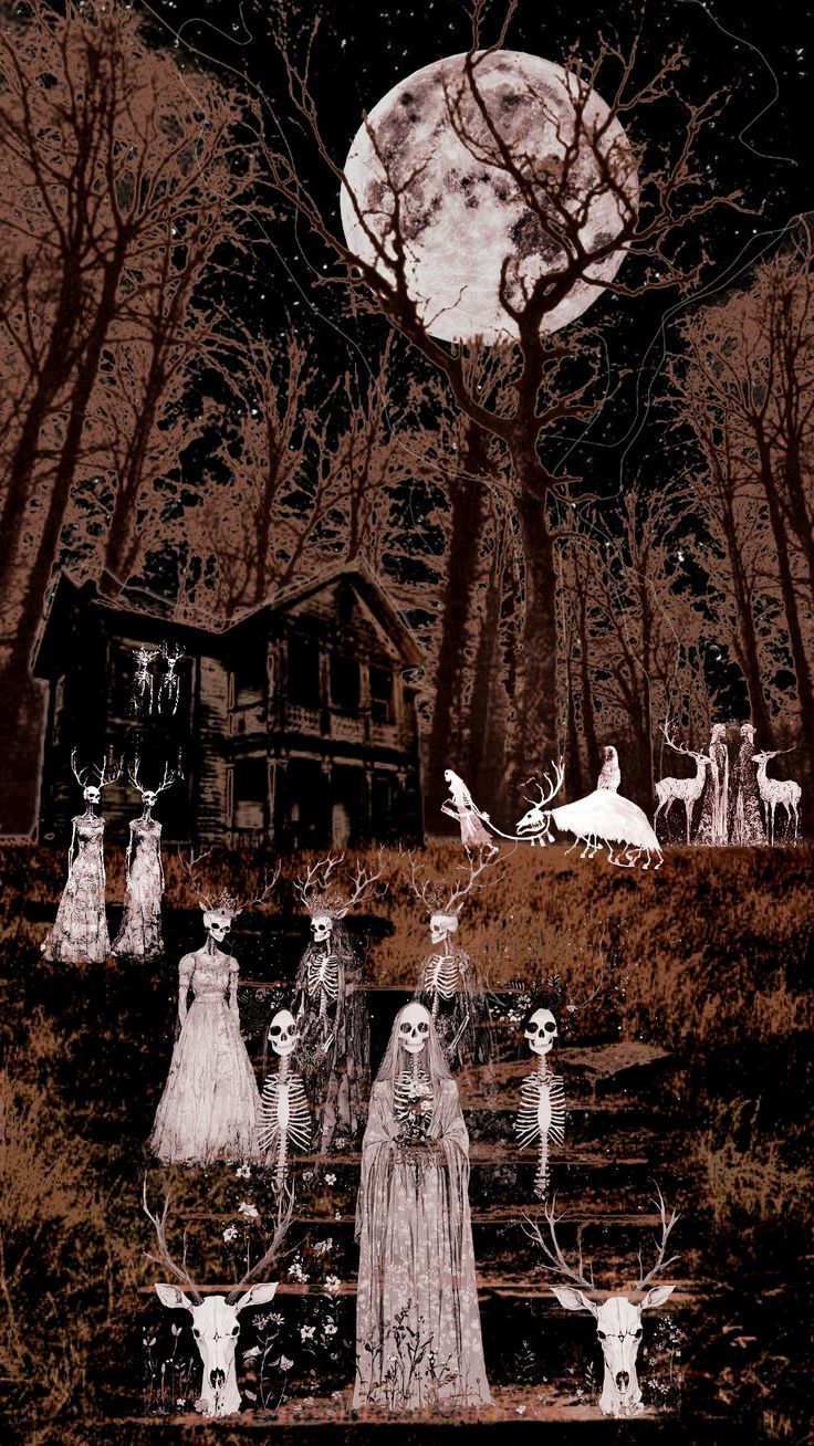 736x1308 The witch wallpaper. Creepy beautiful, Scary fae, Folk horror