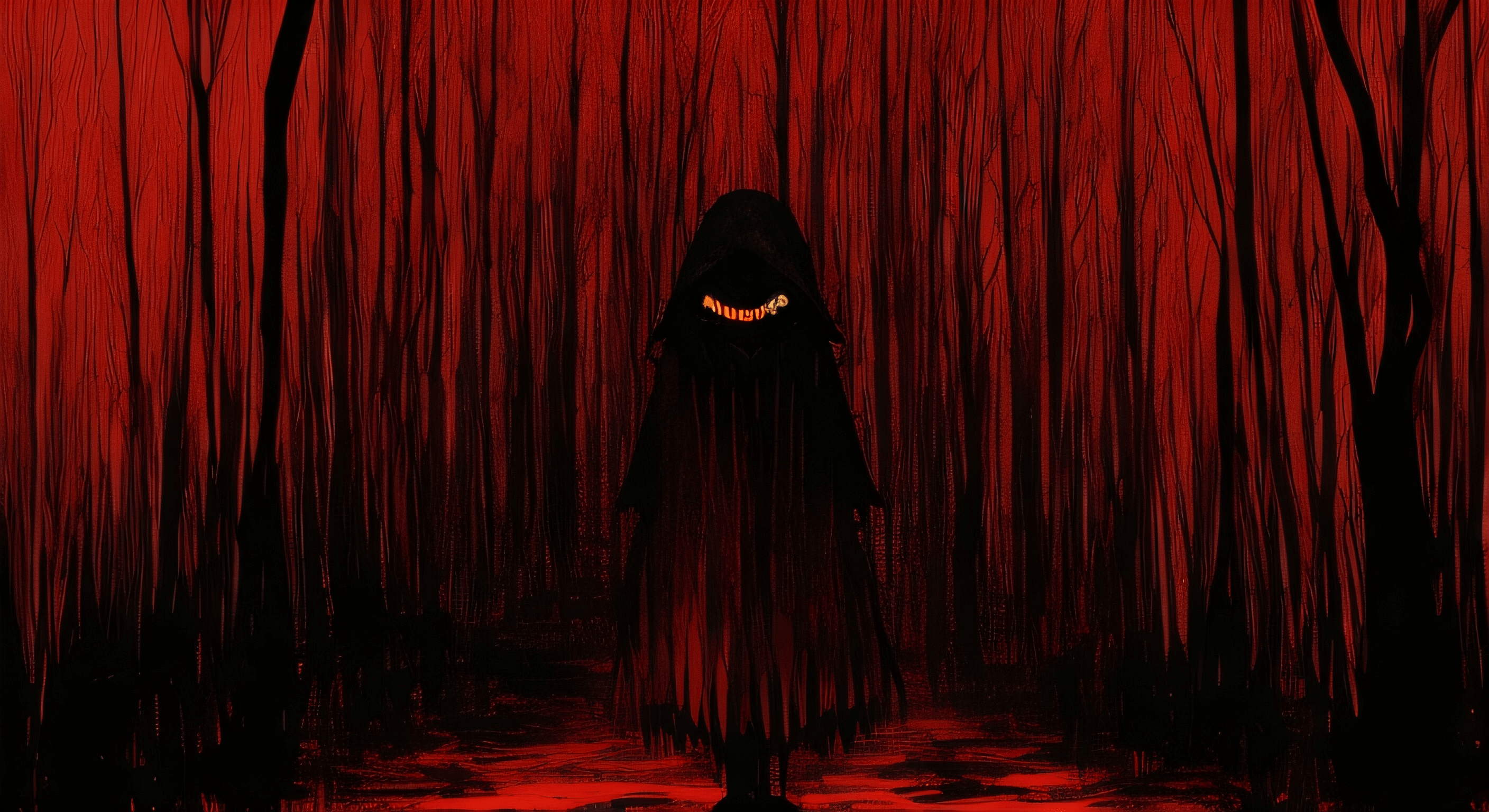 2816x1536 Black Witch Wallpaper