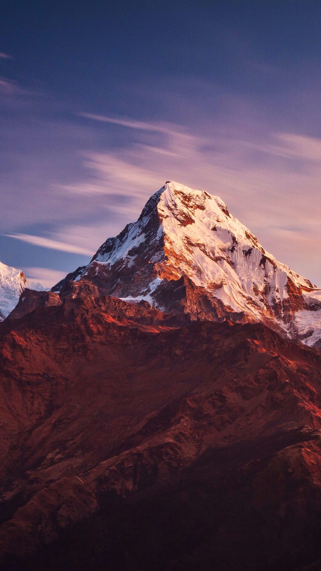 1080x1920 Annapurna Massif Mountains 4K Wallpaper