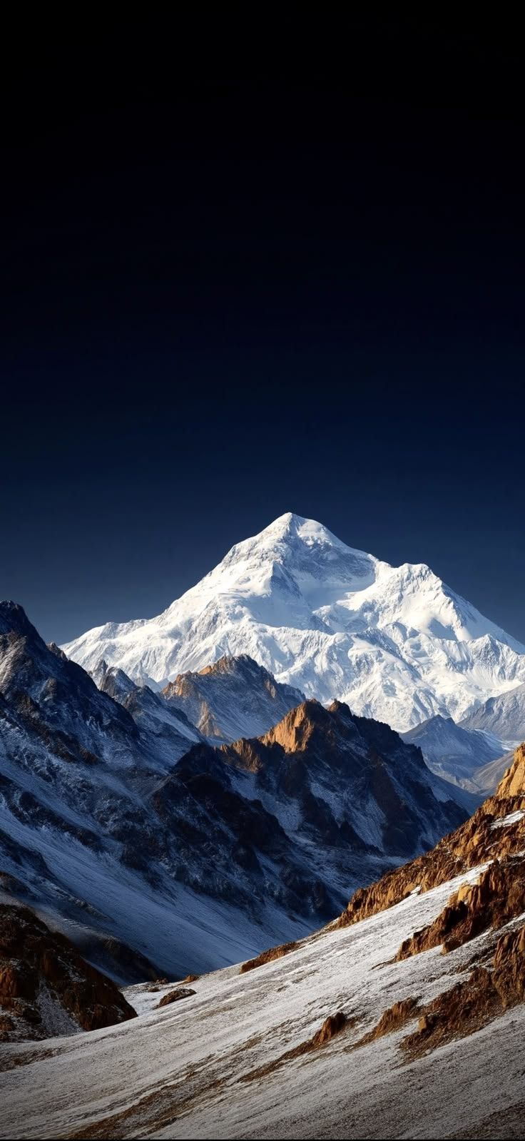 736x1599 The great mountain. The greatest mountain in the world, Annapurna mountain wallpaper, Xiaomi wallpaper