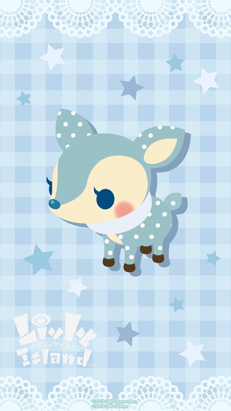 736x1309 Cute Cartoon Deer with Stars. どうぶつの森マイデザイン, イラスト 動物, 壁紙 かわいい