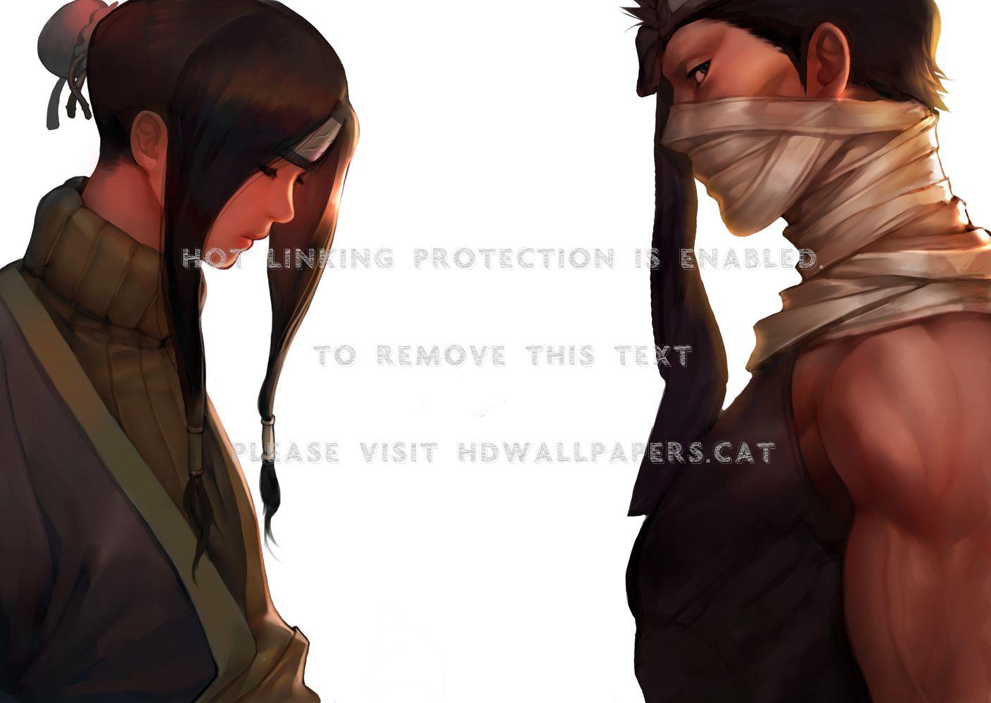 1408x1000 haku & zabuza naruto anime