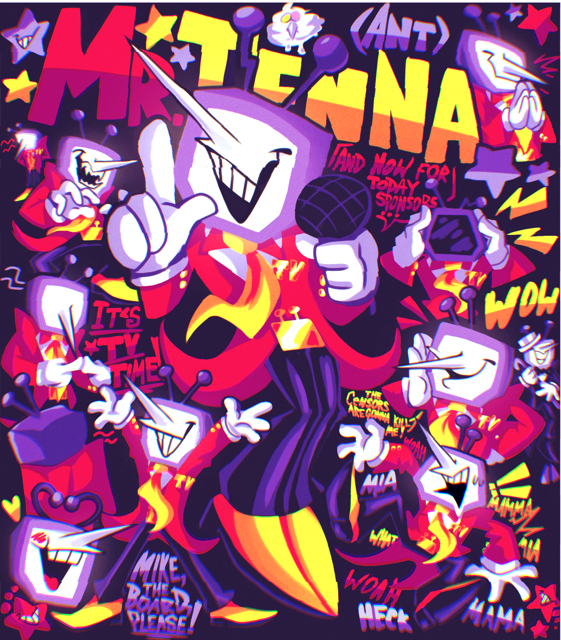 1880x2144 Tenna Deltarune Wallpaper