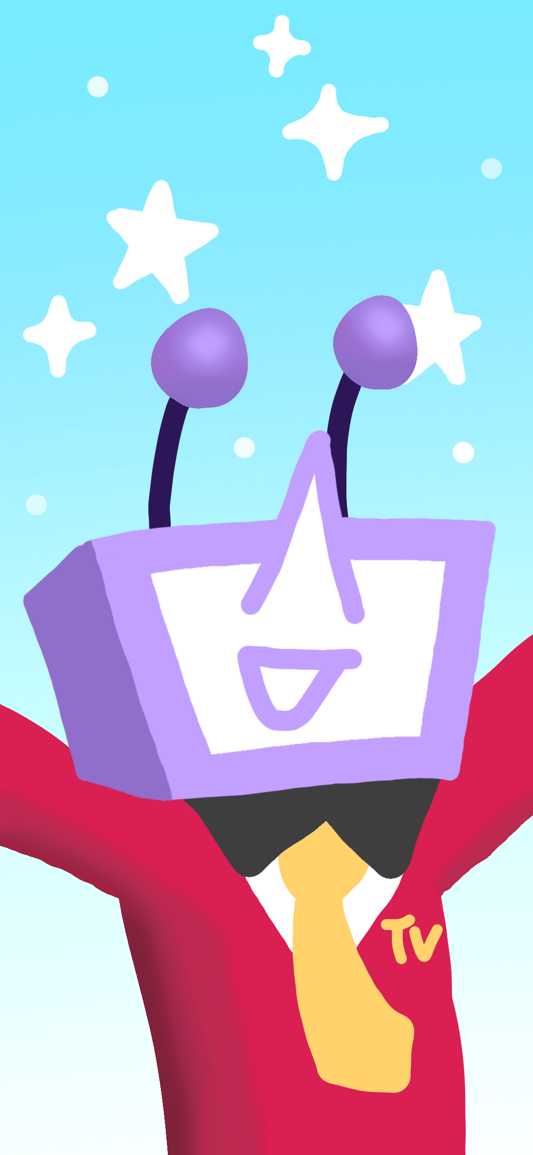 1080x2340 Drew myself a Tenna wallpaper based on one of the posters!