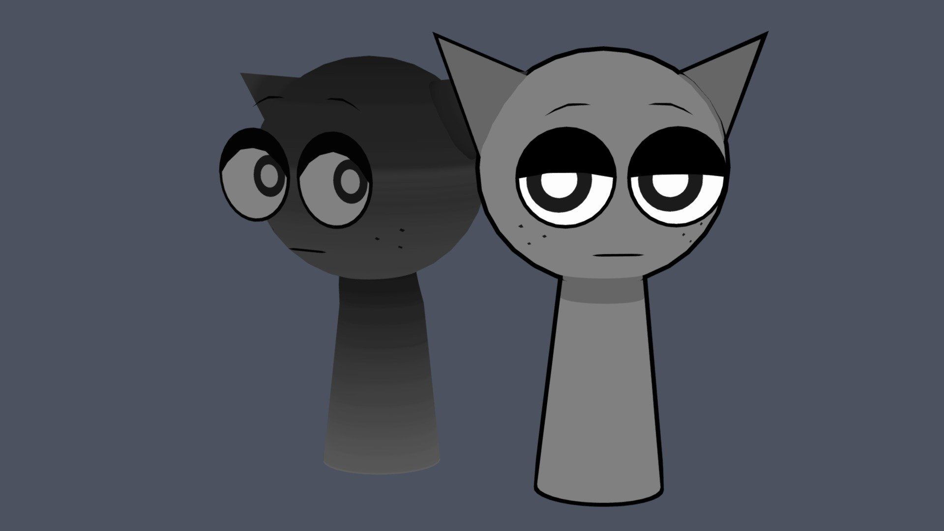 1920x1080 Gray Sprunki Wallpaper