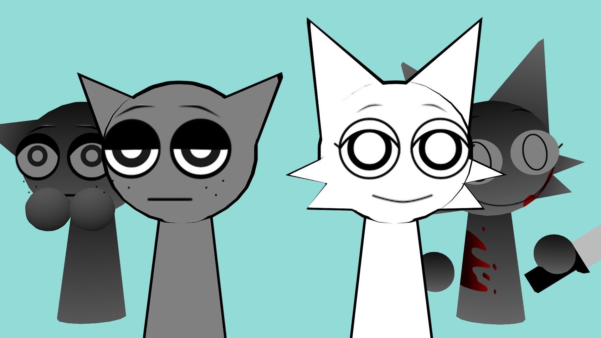 1920x1080 Sprunki And Gray Free 3D model by wackbckmg [3D28734]