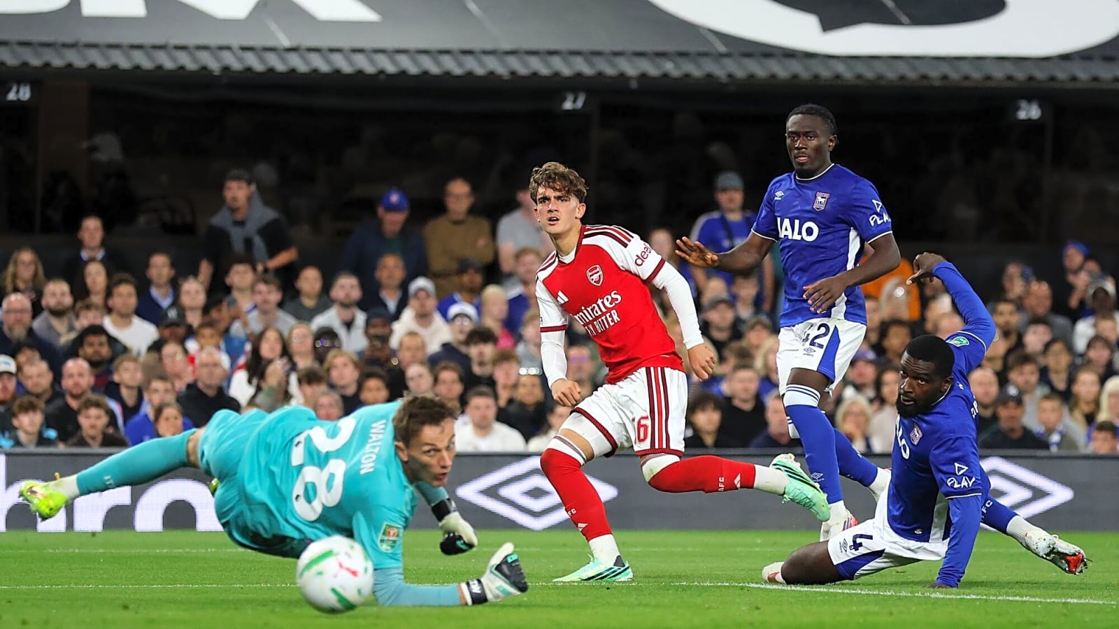 1600x900 Max factor! Teen sensation Max Dowman stuns Ipswich as Arsenal march into Carabao Cup last 16