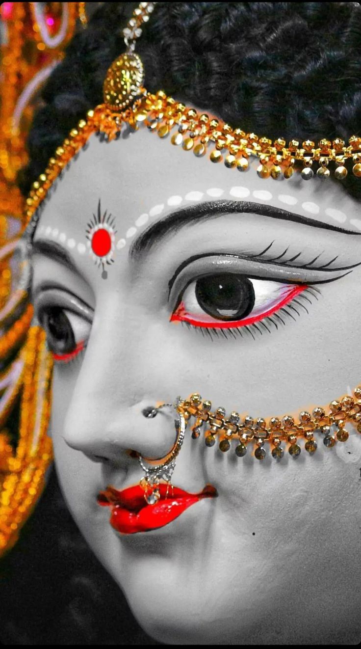 736x1322 Durga maa HD wallpaper 4k 3D. Ambaji mata photo, Hindu art, India