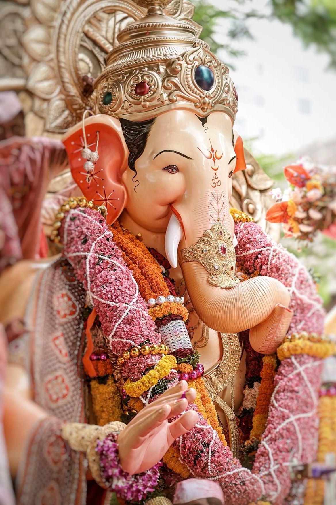 1168x1752 Lalbagh Cha Raja HD Wallpaper 4k