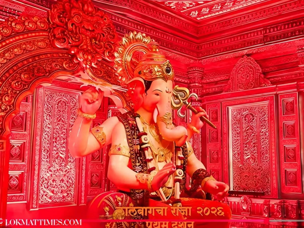 1200x900 Lalbaugcha Raja 2026 Wallpaper