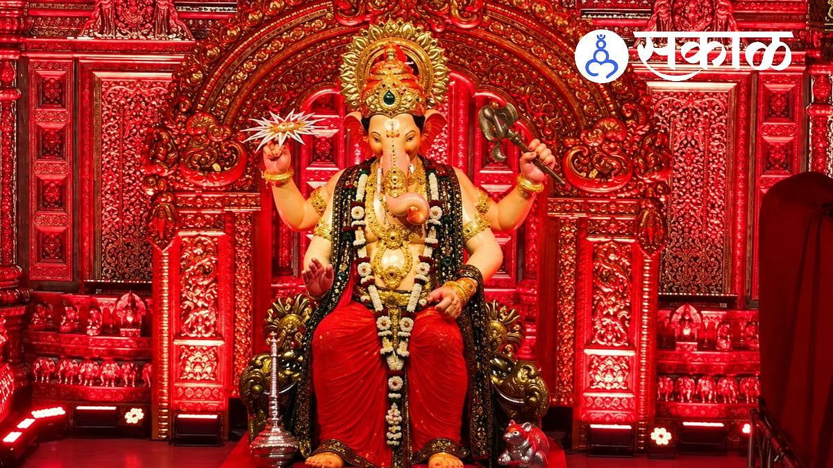 1200x675 Lalbaugcha Raja 2026 First Look Revealed: Grand Idol Appearance Leaves Mumbai Ganesh Devotees Excited : ही शान कुणाची.! लालबागच्या राजाची पहिली झलक समोर; भव्य मंदिरसदृश प्रवेशद्वार अन्