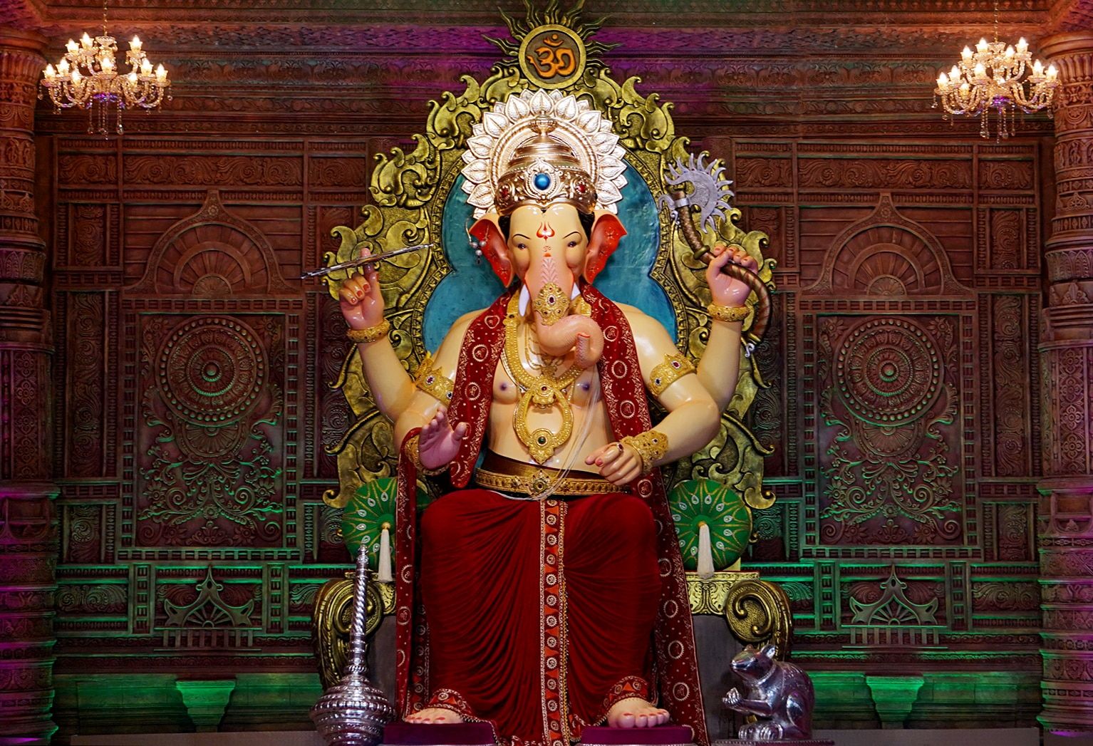 1534x1047 Ganesh Chaturthi 2022: First look of Mumbai's Lalbaugcha Raja unveiled