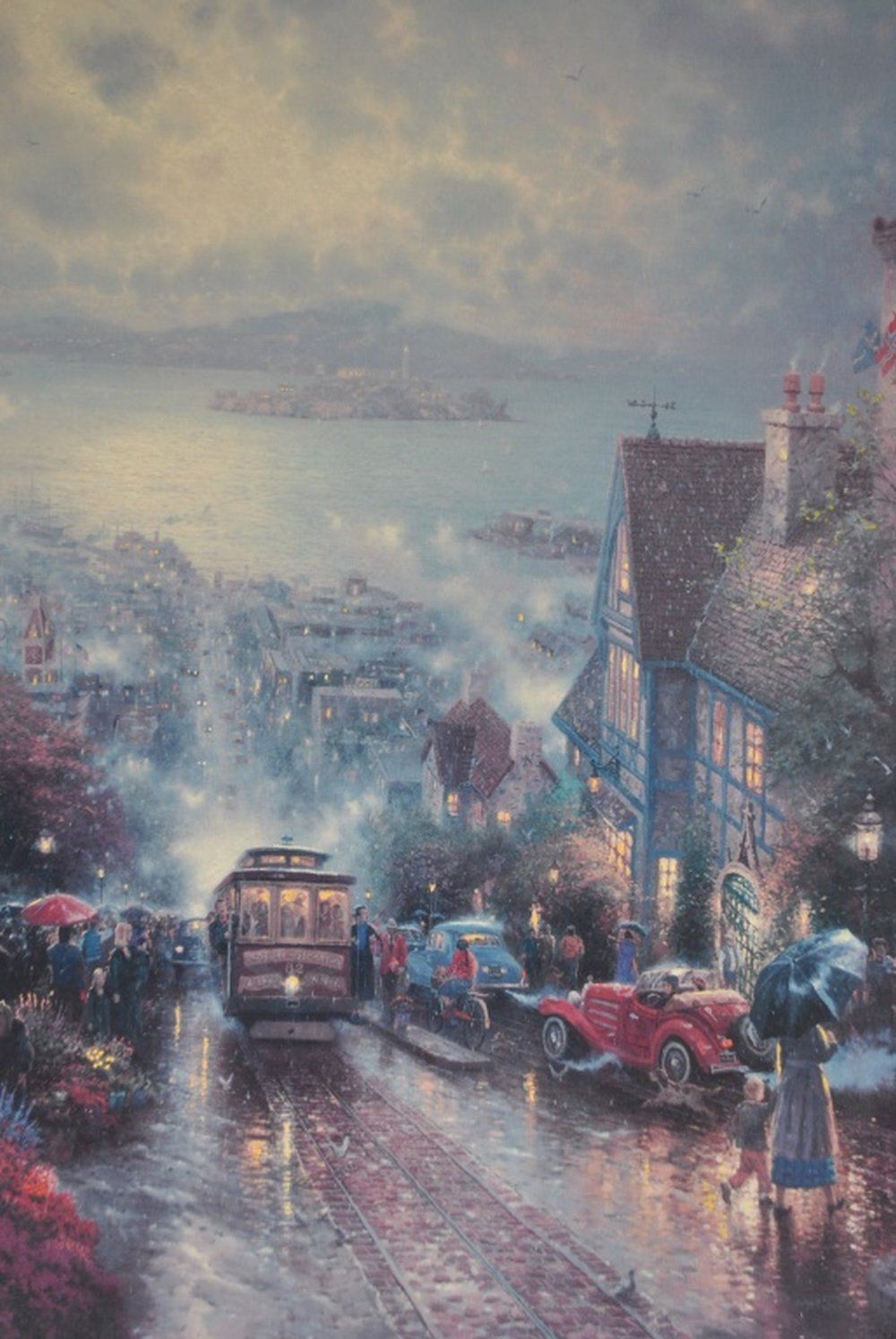 1000x1494 Sold at Auction: Thomas Kinkade, Thomas Kinkade Hyde St