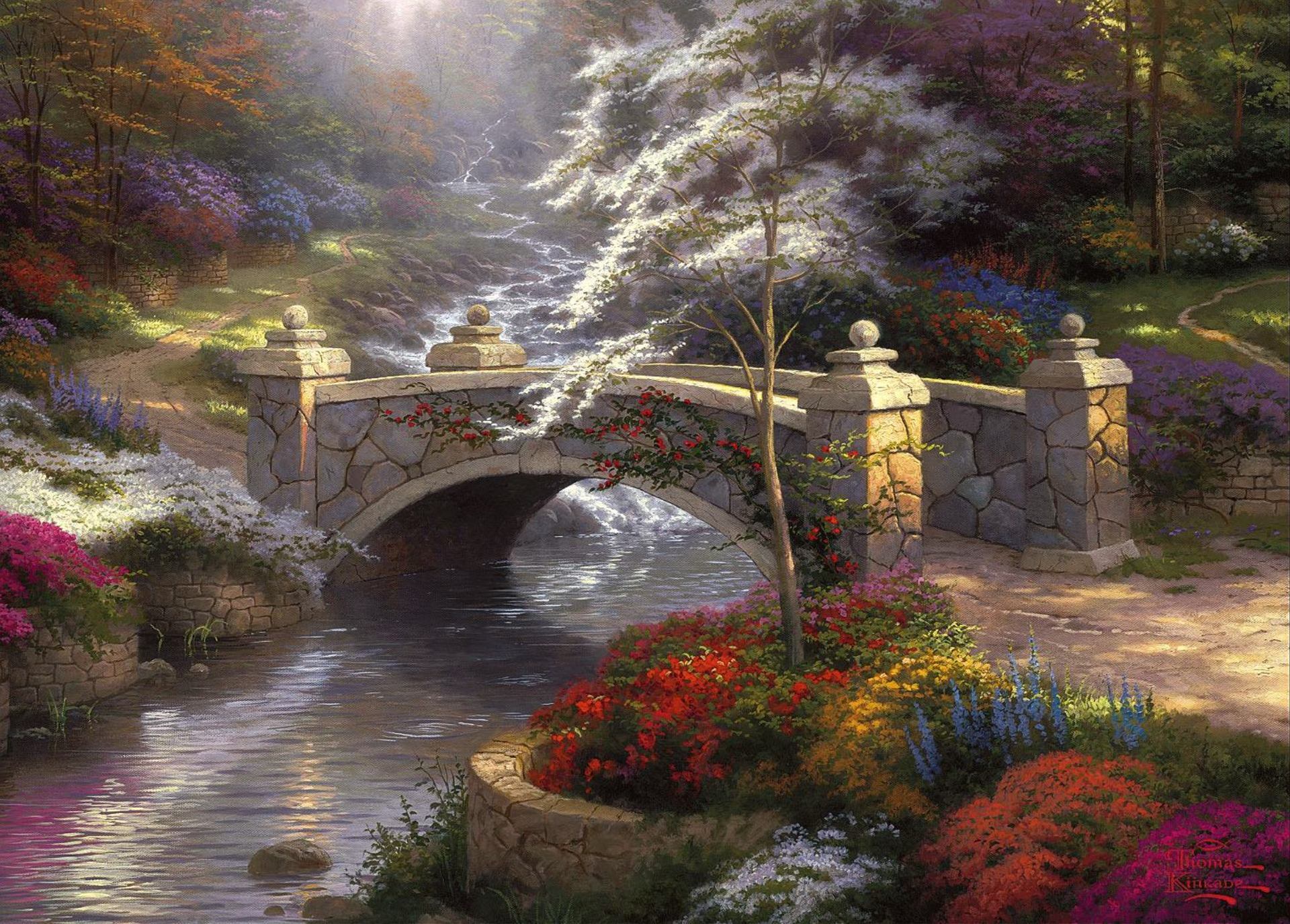 1920x1375 Free bridge, nature Full HD wallpaper for desktop and phone