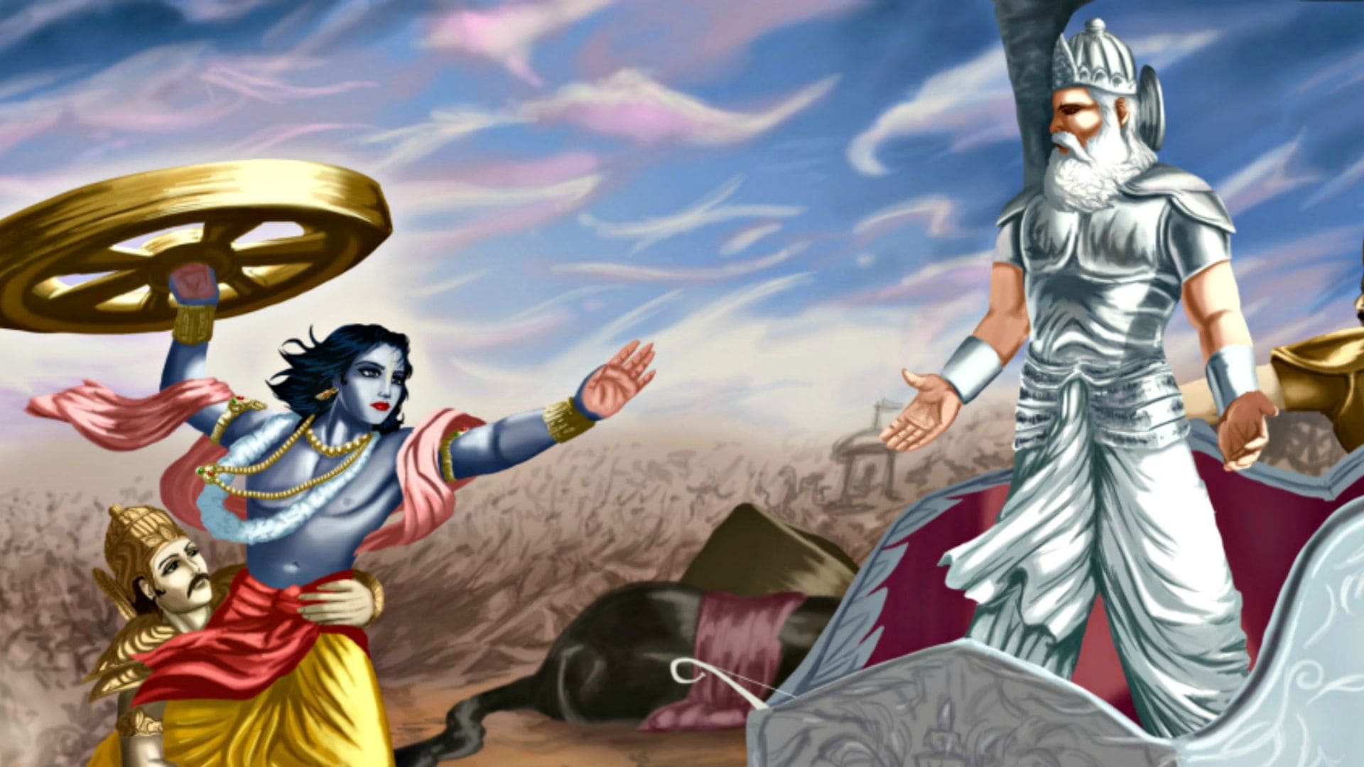 1920x1080 The Spiritual Journey of Mahabharata: Lessons from Krishna, Bhishma, Karna, and More