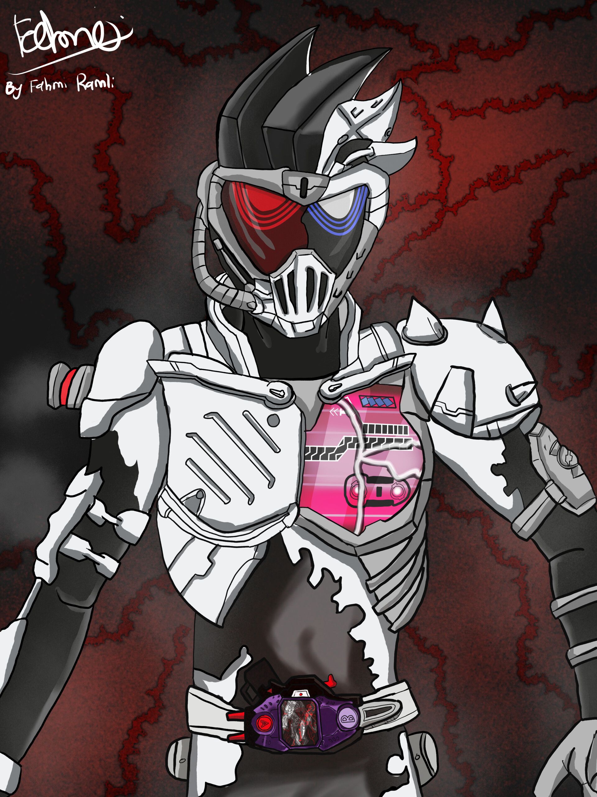 1920x2561 KAMEN RIDER GENM LEVEL X (DANGEROUS ZOMBIE ) / BY FAHMI RAMLI
