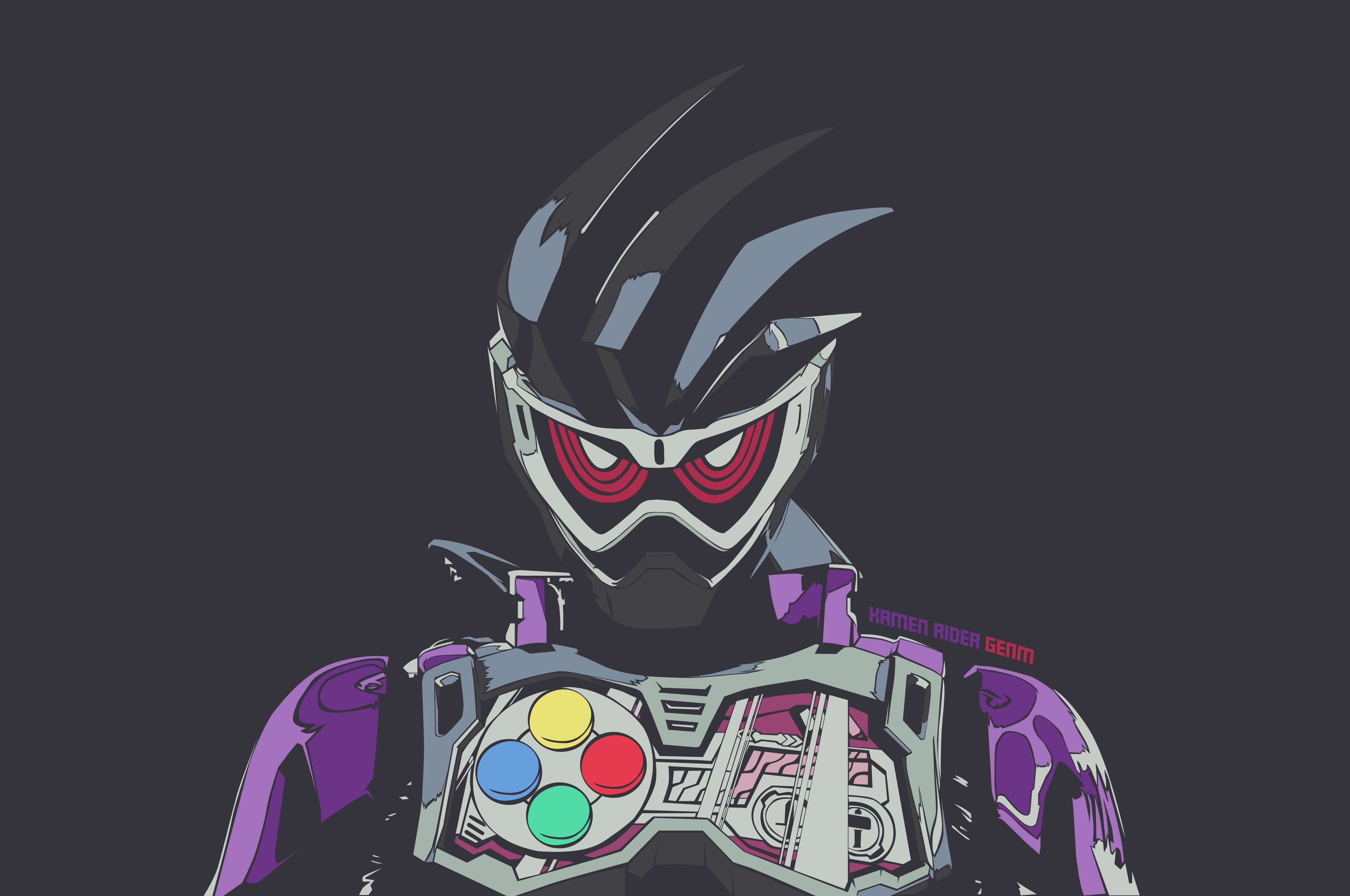 5083x3374 Kamen Rider Genm Kuroto by TMRYST Anime Image Board