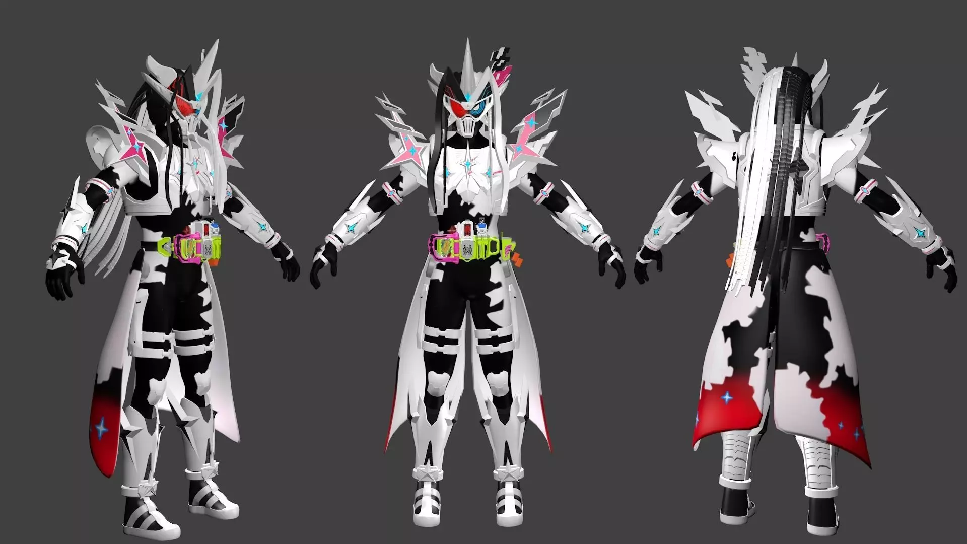 1920x1080 Kamen Rider Genm Hyper Fumetsu 3D model