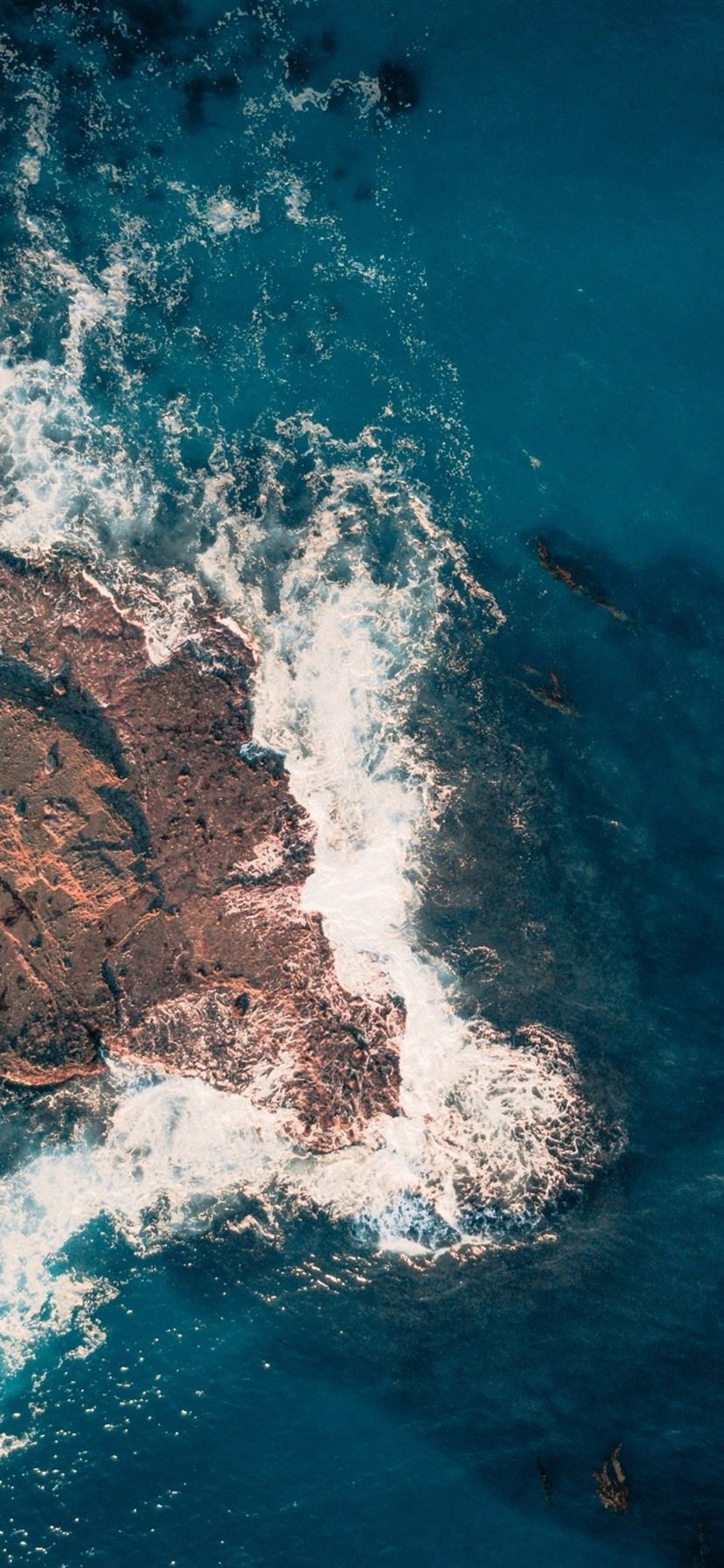 828x1792 Wallpaper Laguna Beach, sea, top view 2560x1920 Picture, Image