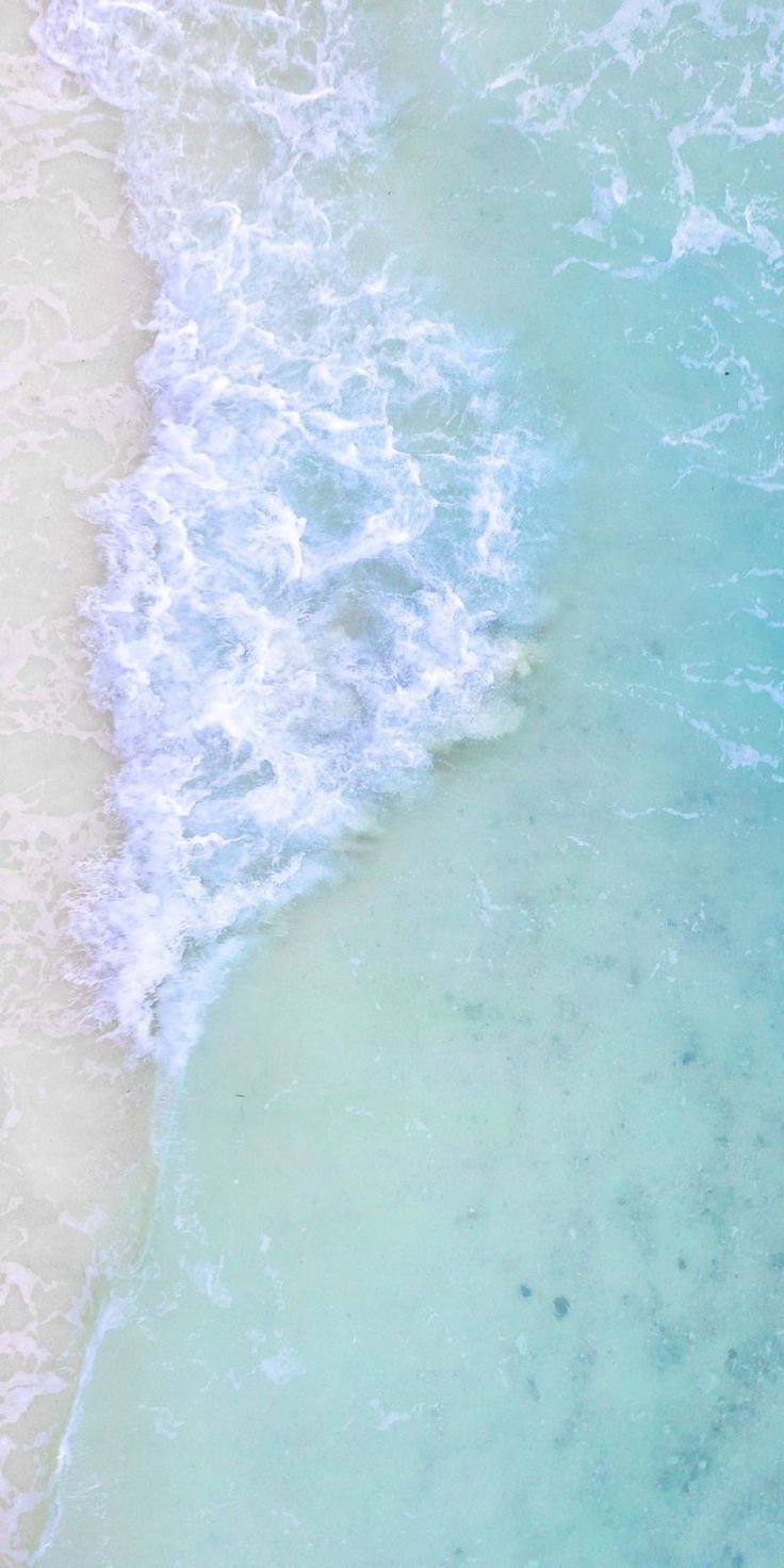 736x1472 Sunny seas wallpaper. Beachy wallpaper phone ocean, Beach wave top view, Beach background
