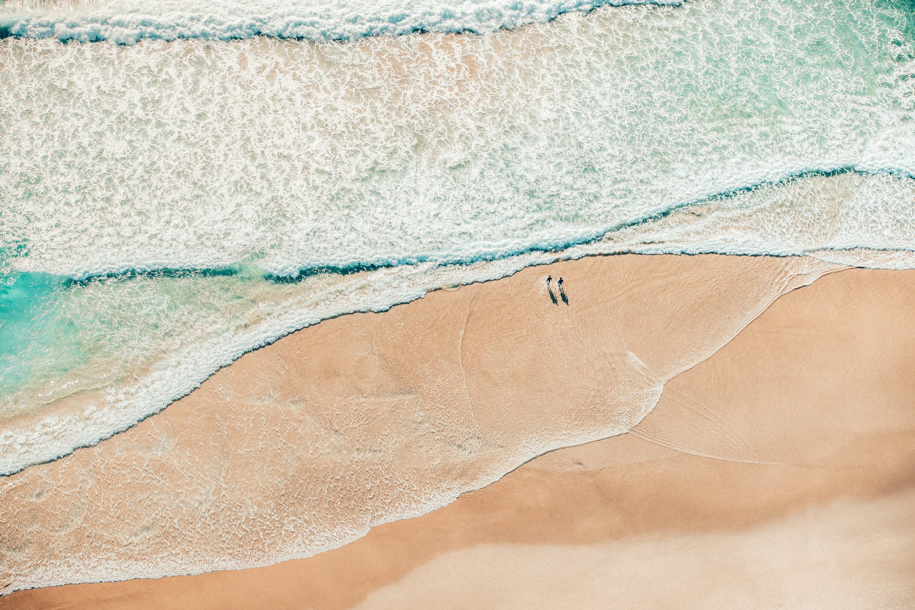 3000x2001 Beach Top View Picture. Download Free Image