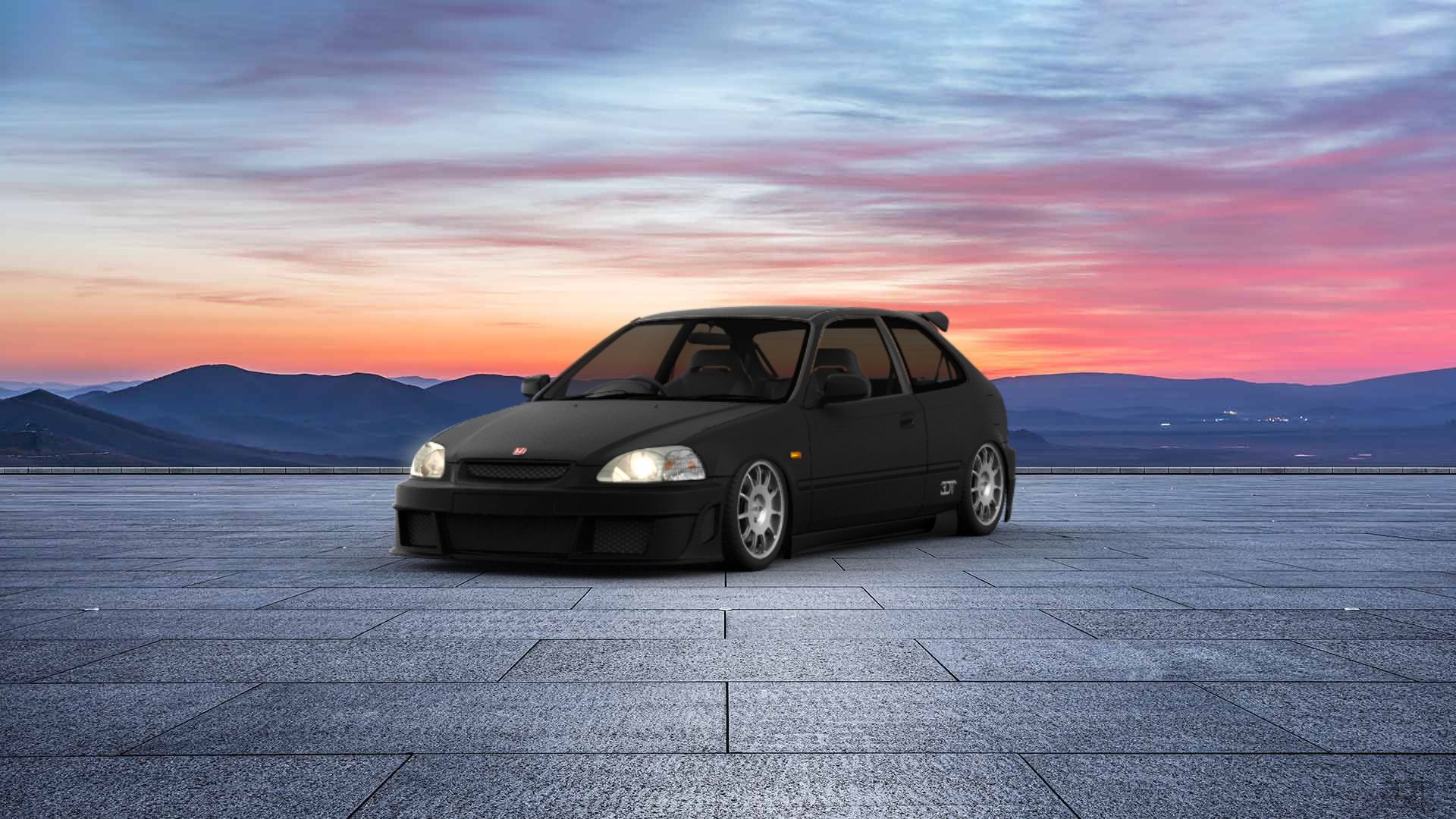1920x1080 ExteriorWear9's Custom Honda Civic Type R 1997DTuning