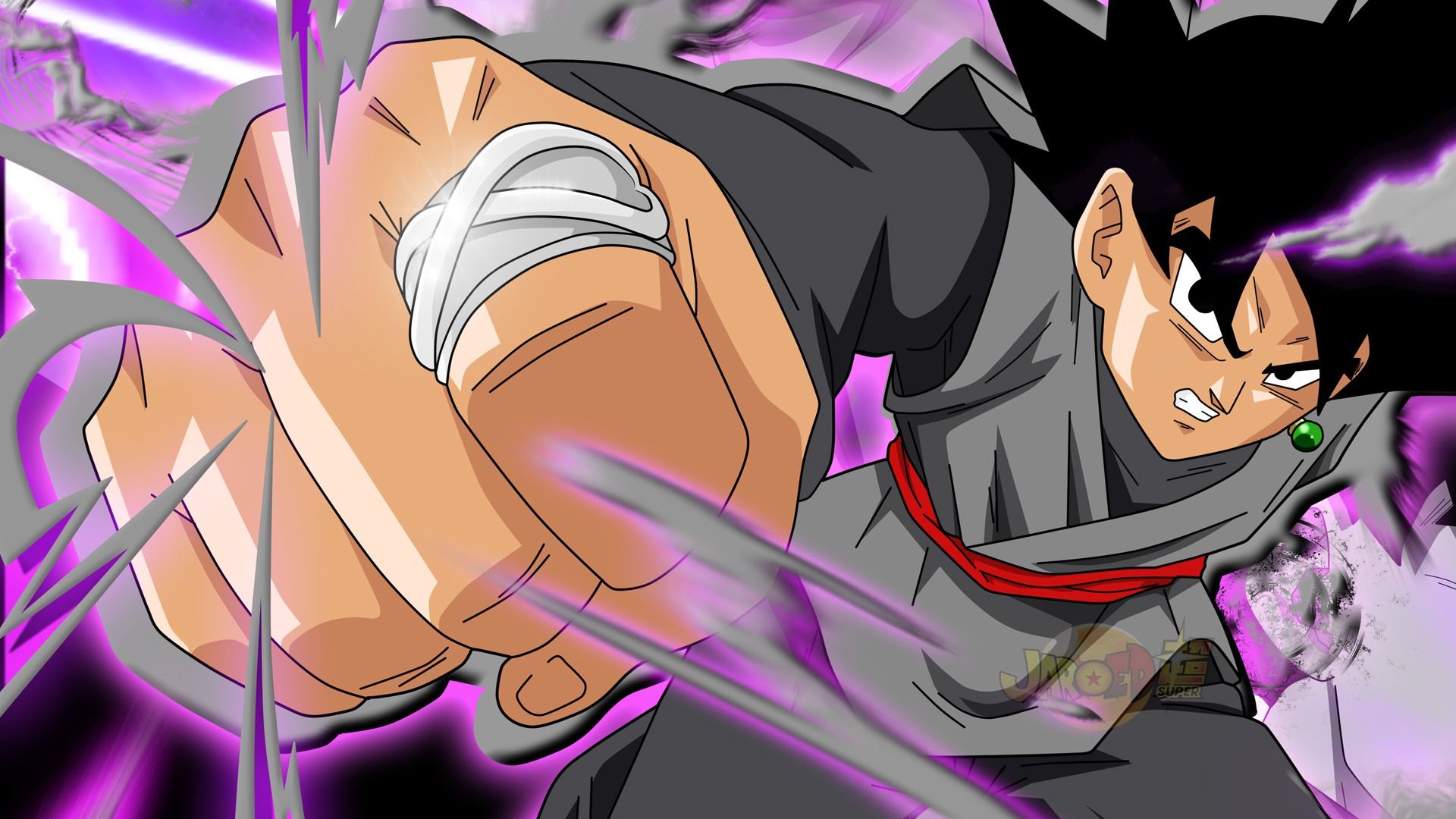 1920x1080 Black Goku HD Wallpaper