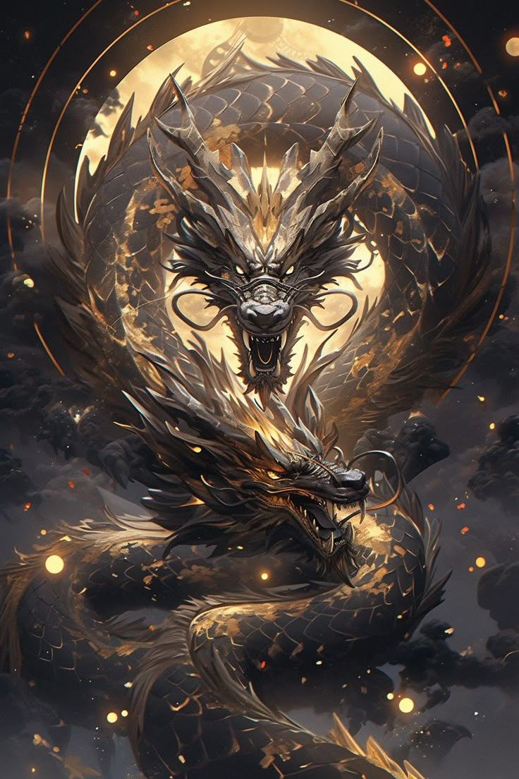 736x1104 Naga fantasy art. Dragon monster wallpaper, Celestial dragon art, Demon