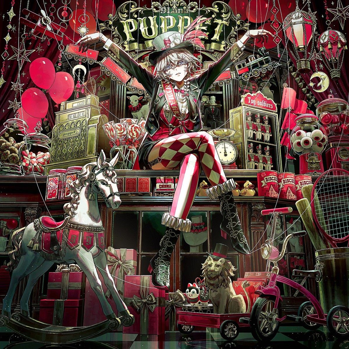 1200x1200 9Lana初のフルアルバム『Puppet』リリース決定！アート作品のようなジャケットアートワーク公開 - ライブドアニュース