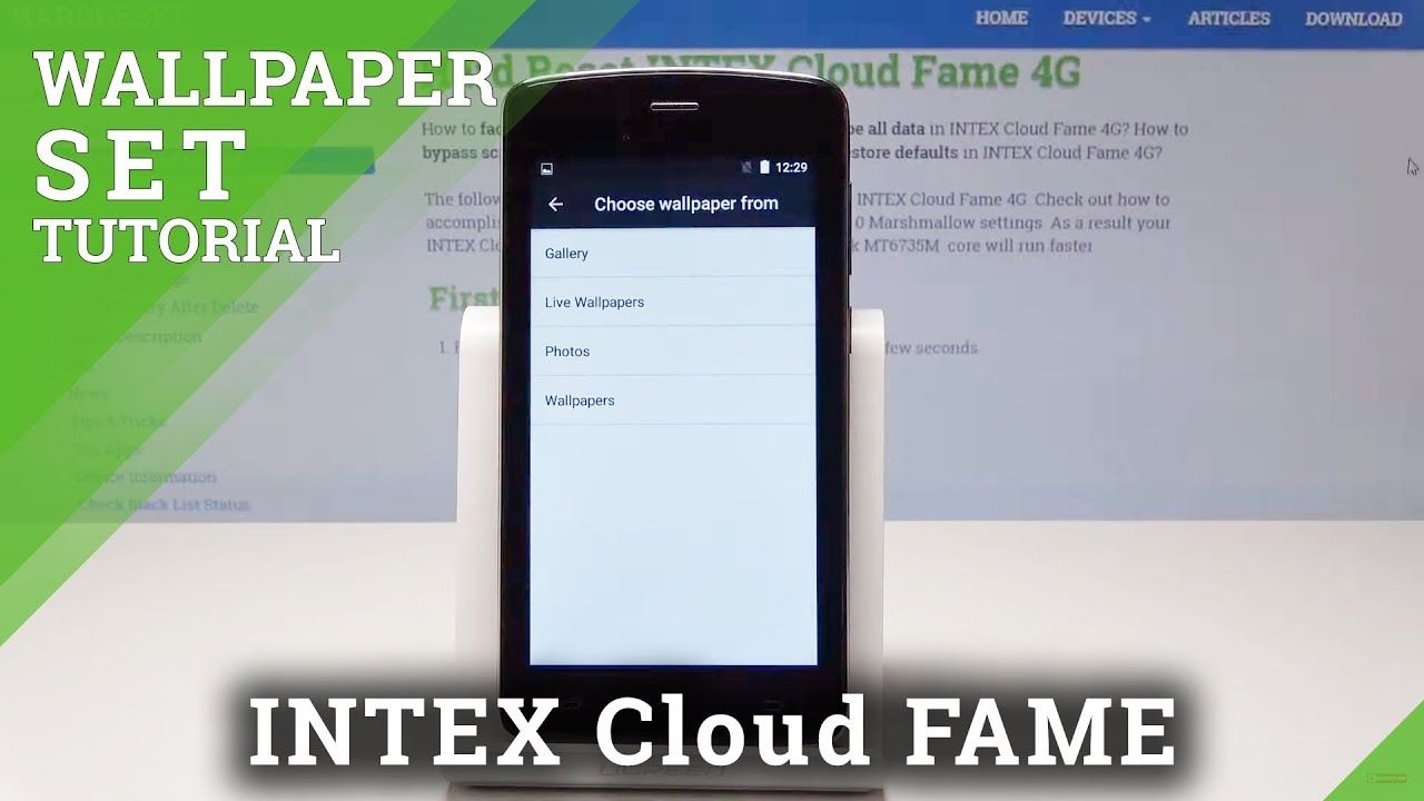 1280x720 How to Personalize Home & Lock Screen in INTEX Cloud Fame 4G