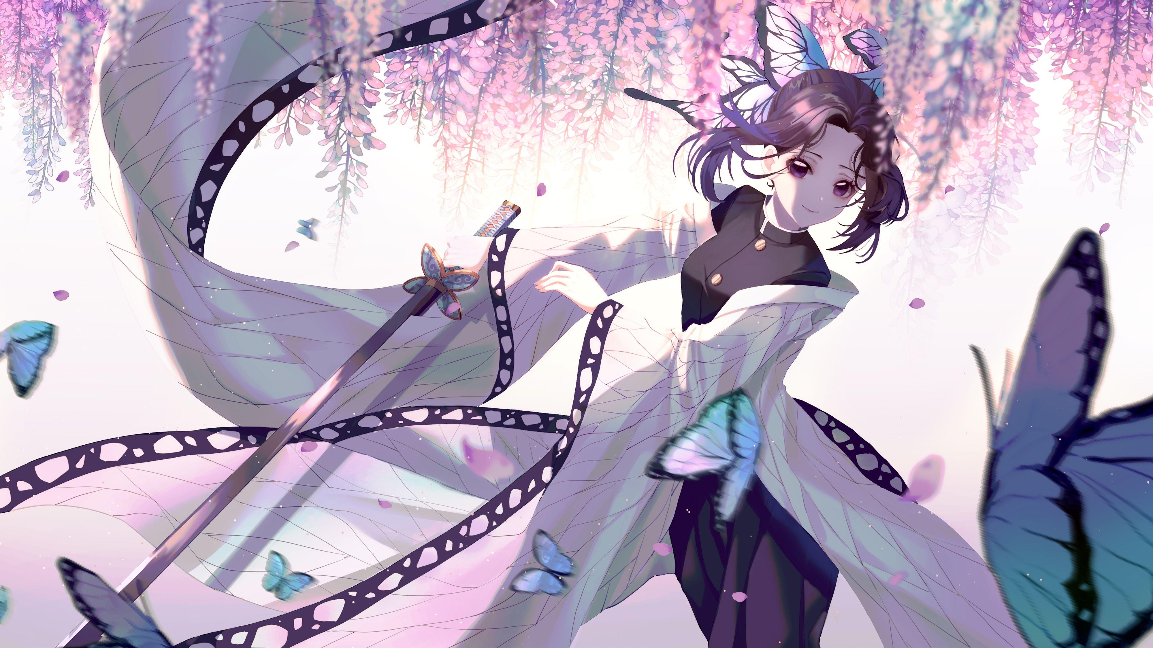 4000x2250 Shinobu Kochou HD Wallpaper & Background
