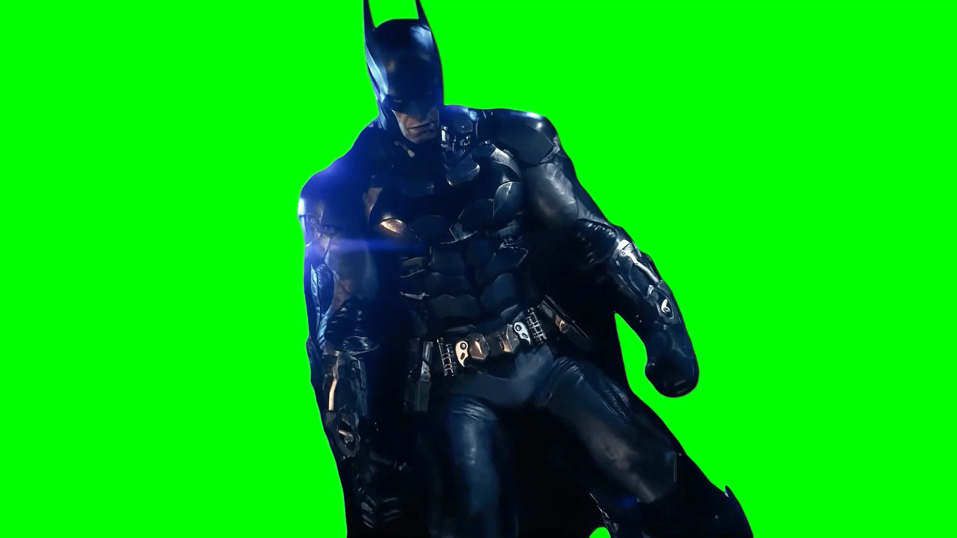 1920x1080 Batman Falling to His Knees meme: Arkham Knight Green Screen