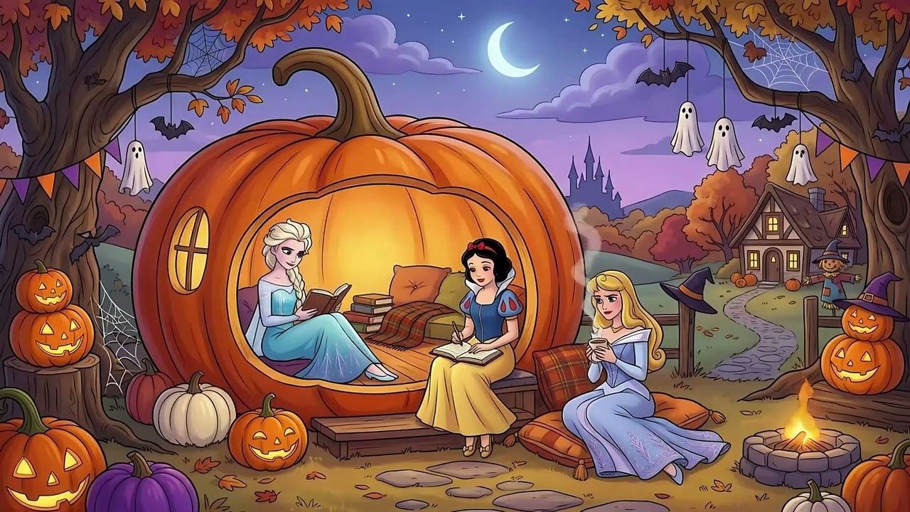 1280x720 Disney Princess Pumpkin Hideaway