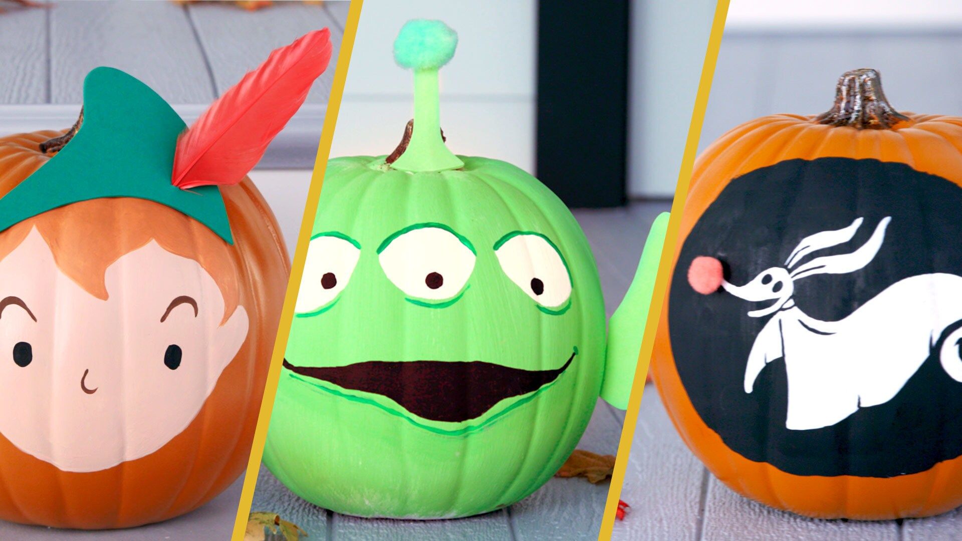 1920x1080 Disney Themed Painted Pumpkins. Disney DIY By Disney Family
