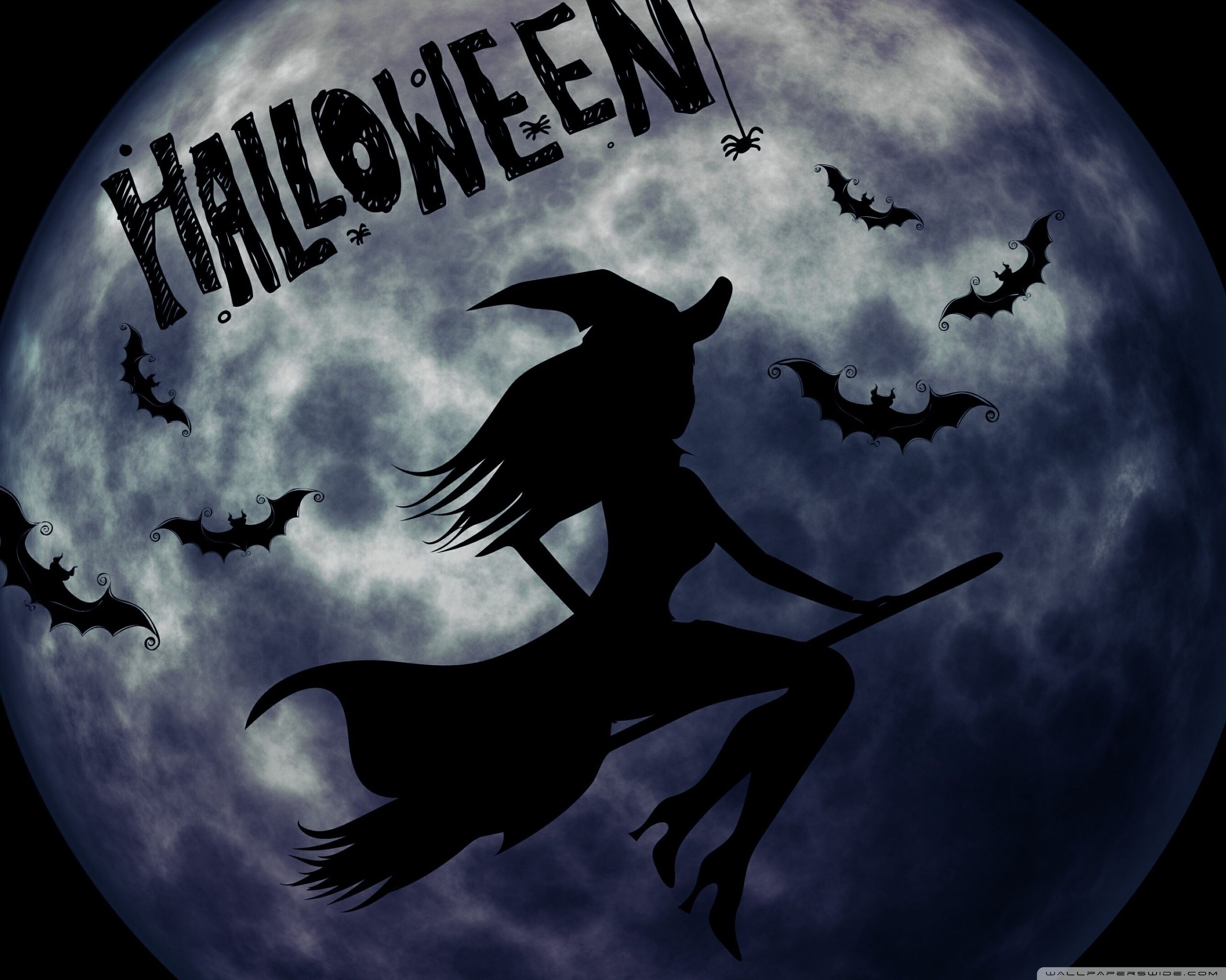 2560x2048 Halloween Witch on Broom 4K UHD Wallpaper for UltraHD Desktop and TV : Widescreen and UltraWide Display : Smartphone and Tablet Devices