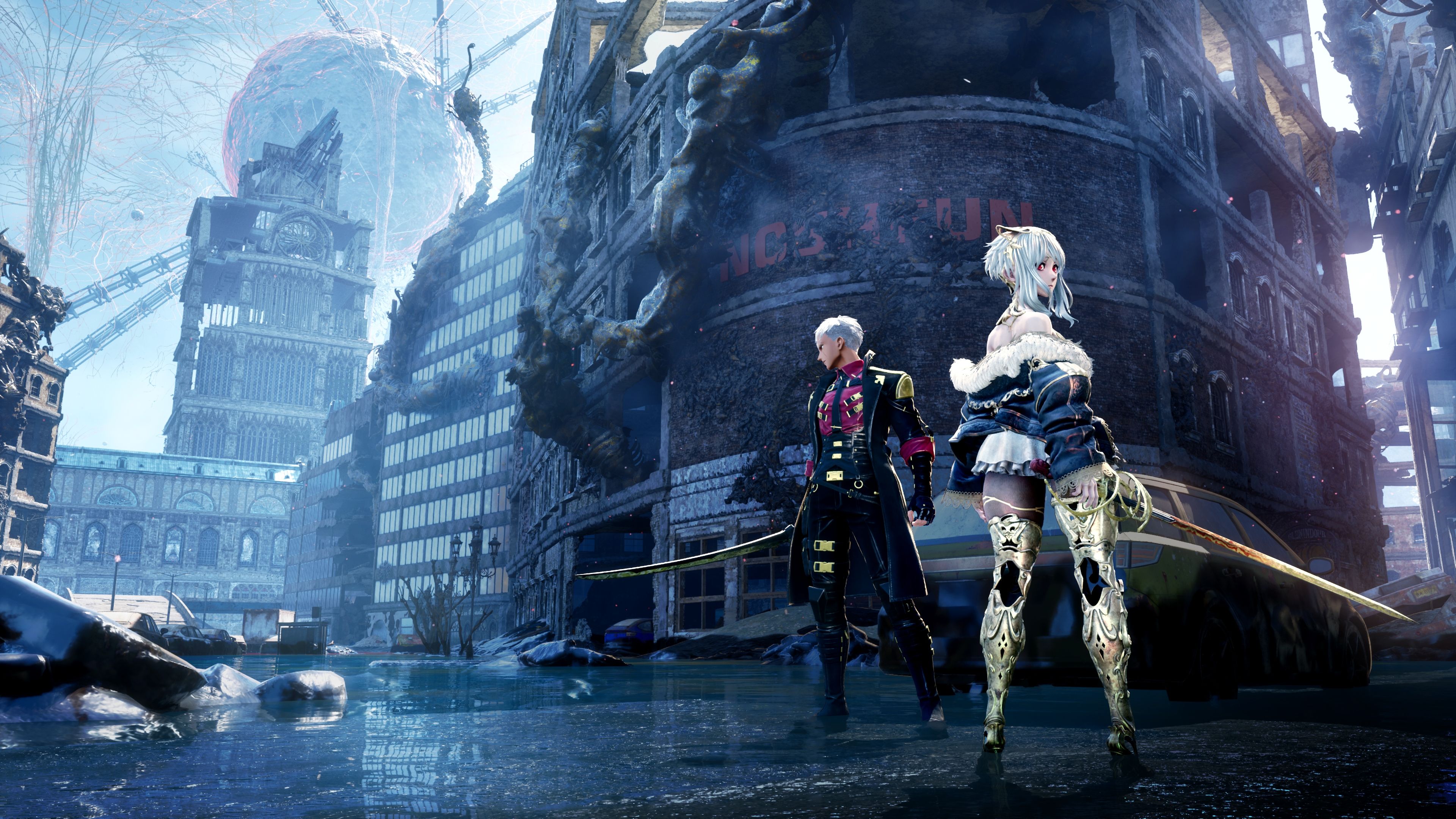 3840x2160 Code Vein 2 made me realize what I've always wanted in a Souls game: a sick motorcycle
