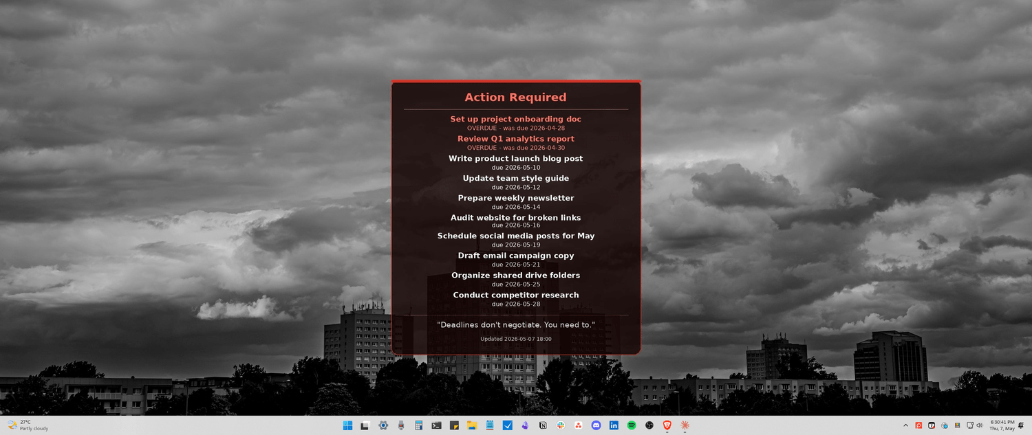 1500x633 I let Claude change my desktop wallpaper and now I never miss a deadline (Prompt included)