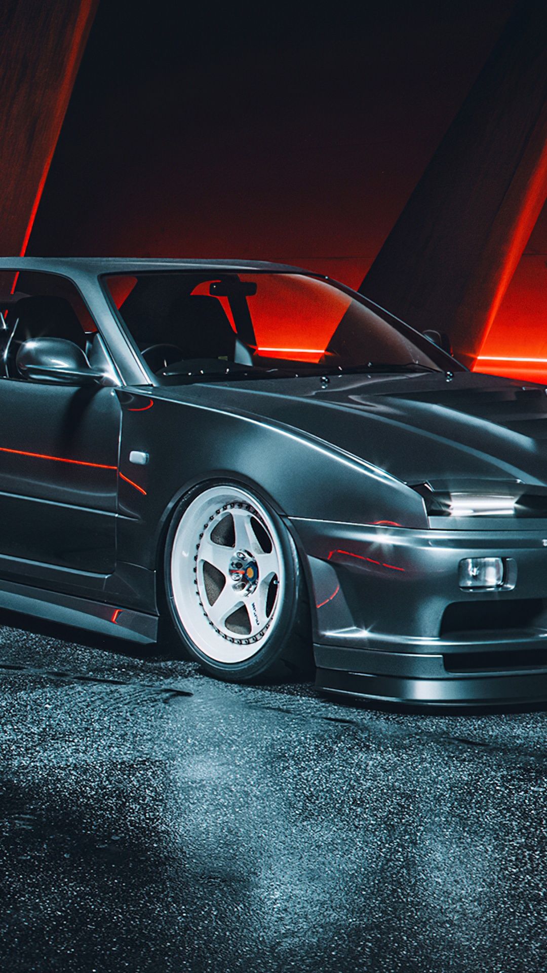 1080x1920 Nissan Skyline GT R R34 Wallpaper 4K, JDM Cars, AI Art