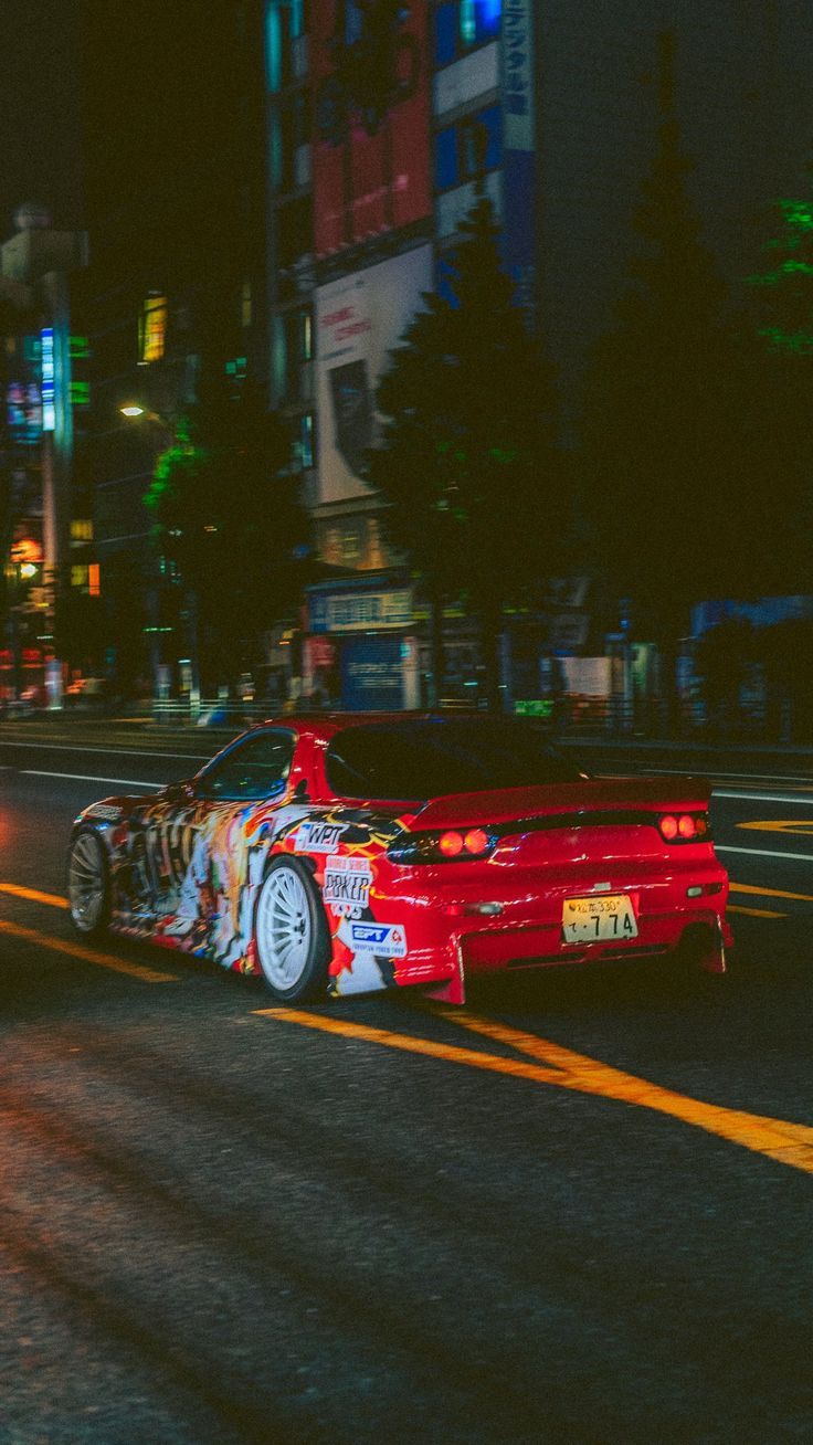 736x1308 Jdm background. Wallpaper iphone jdm cars, Red car wallpaper, Drift cars