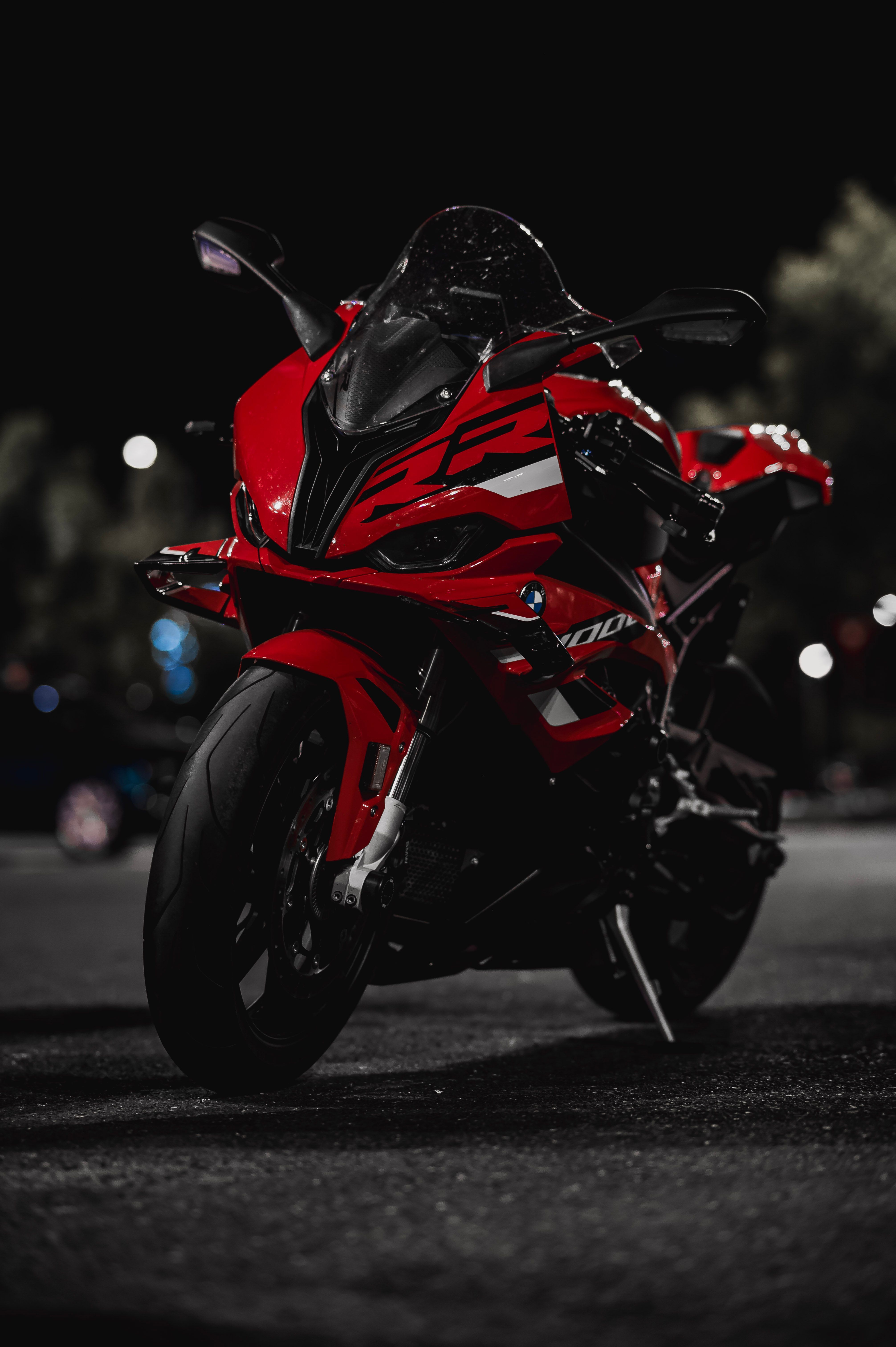 4024x6048 Red BMW S1000RR at Parking Lot · Free